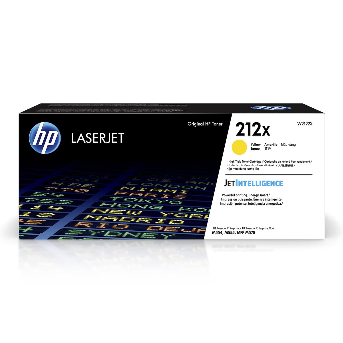HP 212X Toner Amarillo de Alto Rendimiento W2122X