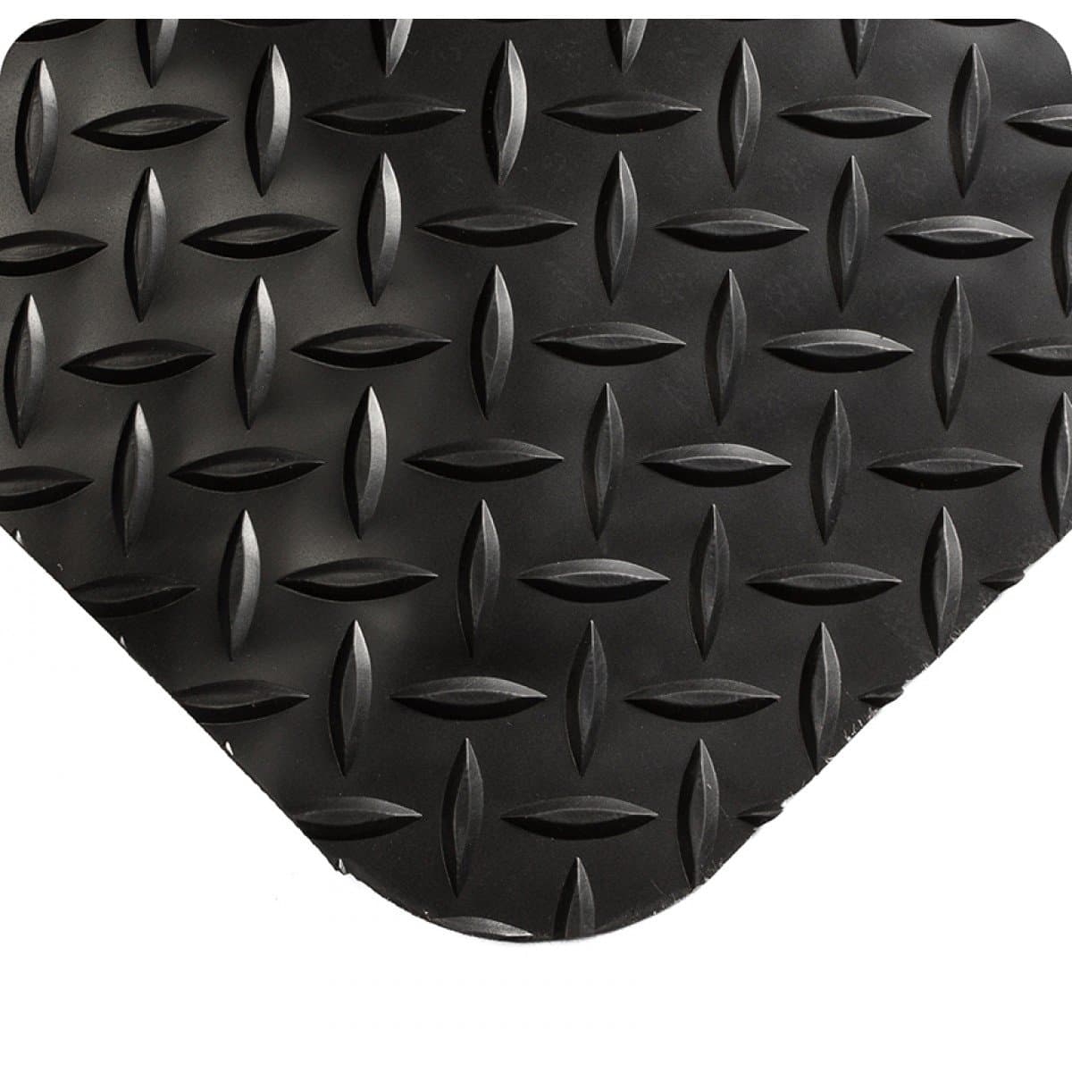 Wearwell 497.1x2x25BK Smart Diamond Plate UltraSoft Mat 25' x 2' x 1"