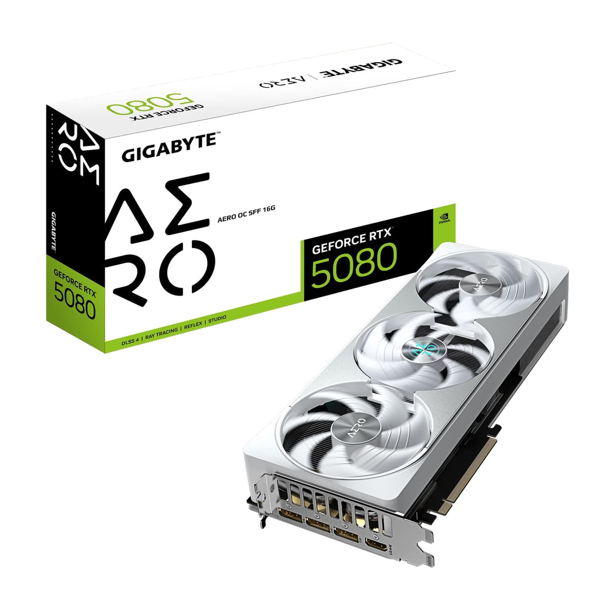 GIGABYTE GeForce RTX 5080 AERO OC SFF 16G GV-N5080AERO OC-16GD