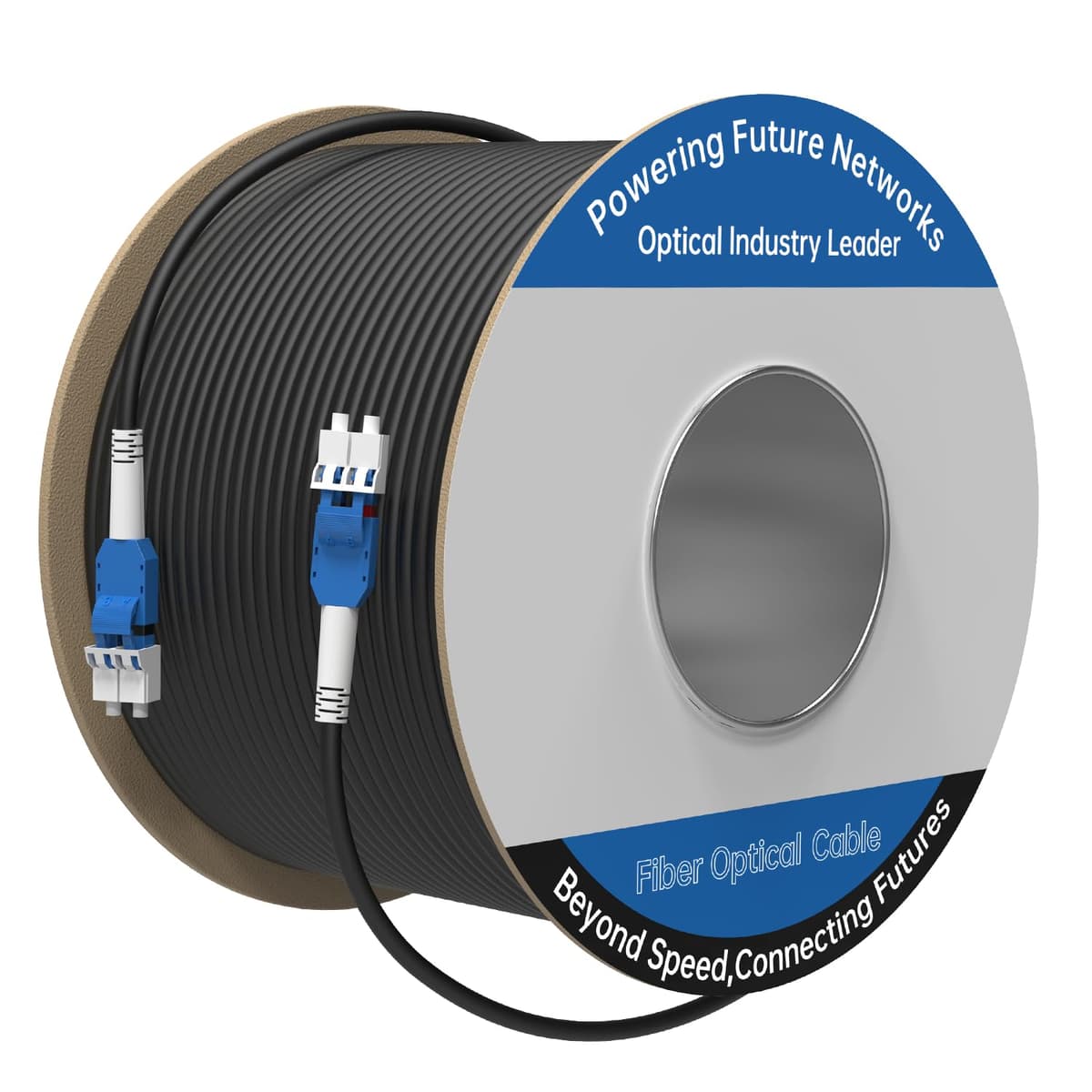 ERSTICKT 1000M LC-LC Armored Outdoor Fiber Optic Cable - Single Mode 9/125μm, OS1/OS2, LSZH OS1 Outdoor Cable 1000m wuLa