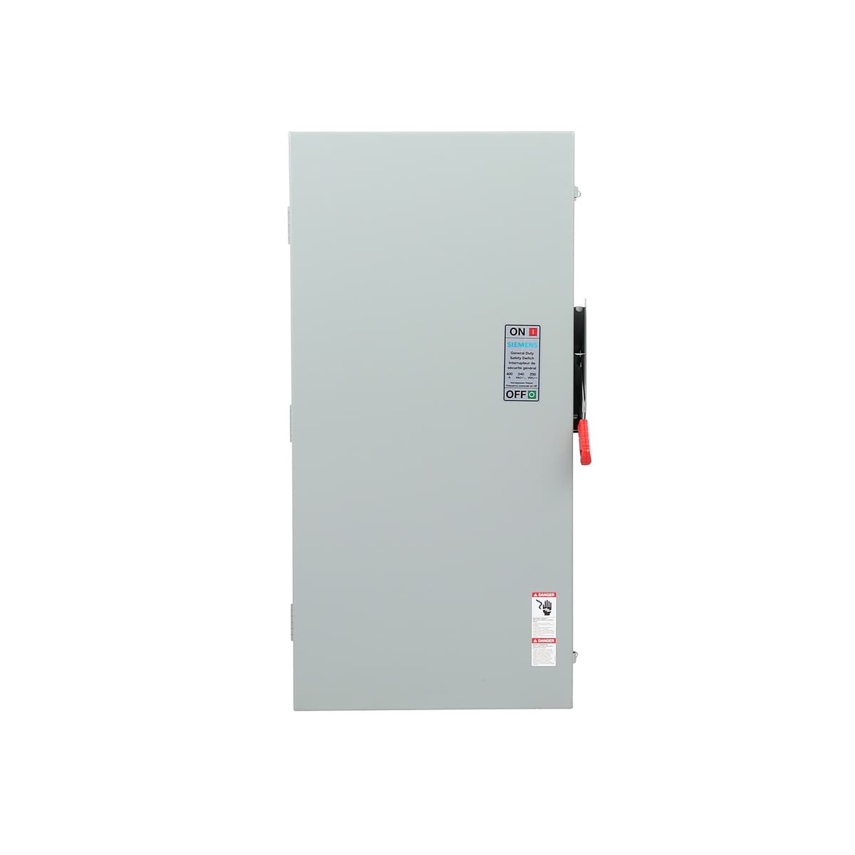 Siemens GF225NA Safety Switch 2 polos, fusible, 240V/400A, interior