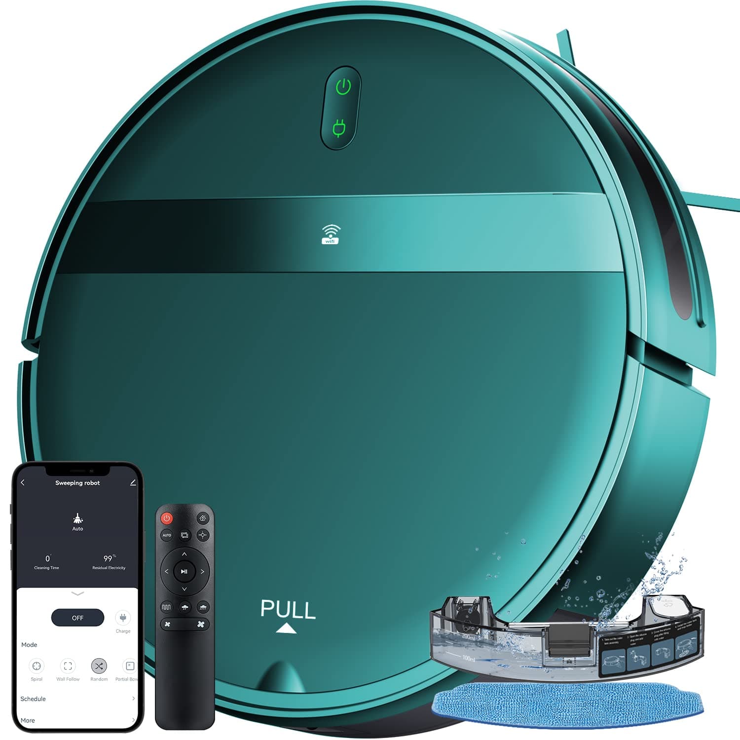Kilgone Robot Vacuum and Mop Combo G20 - 2 en 1 con Smart 3D Avoidance G20 Robot Vacuum