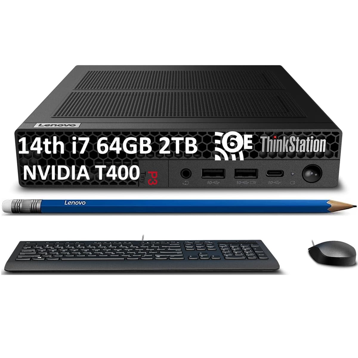 ist computers Lenovo ThinkStation P3 Tiny - i7-14700 20C, 64GB DDR5, 2TB SSD, NVIDIA T400 ThinkStation P3 Tiny workstation