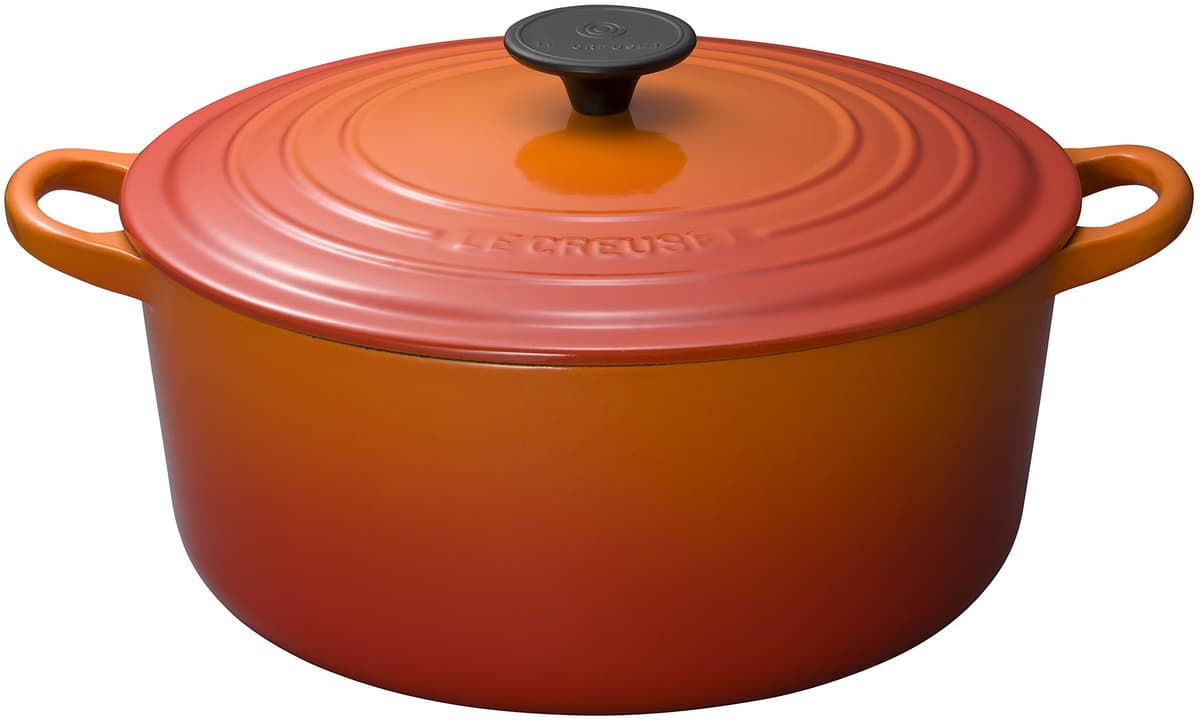Olla francesa Le Creuset esmaltada 9 qt, color Flame 250013009