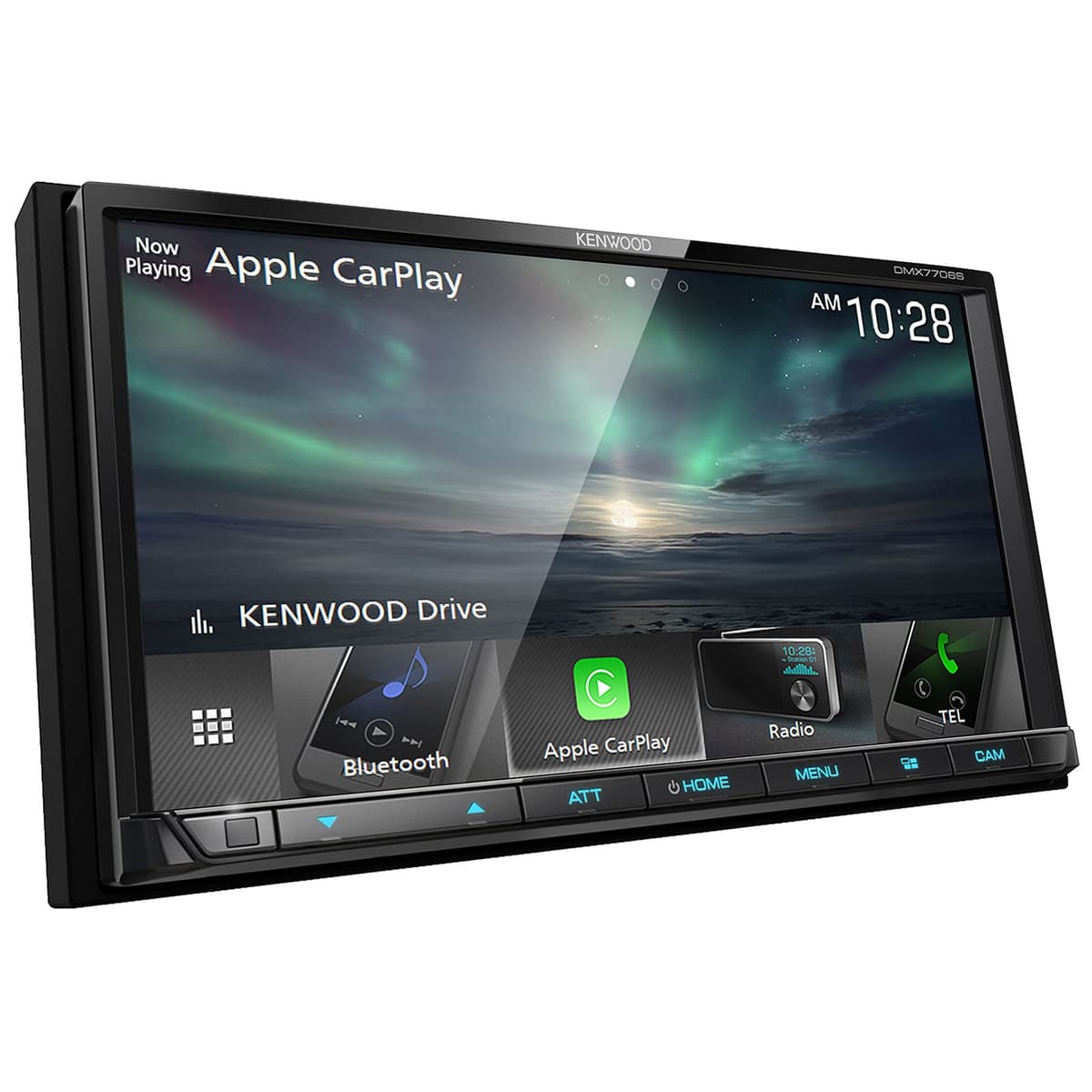 Kenwood estéreo para auto 2 DIN con pantalla táctil de 6.95" reproductor multimedia digital *DMX7706 (Reacondicionado) DMX7706S-REF
