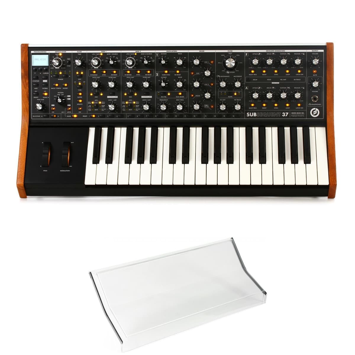 Moog Subsequent 37 Sintetizador analógico 37 teclas con cubierta Decksaver Sub37DSBun