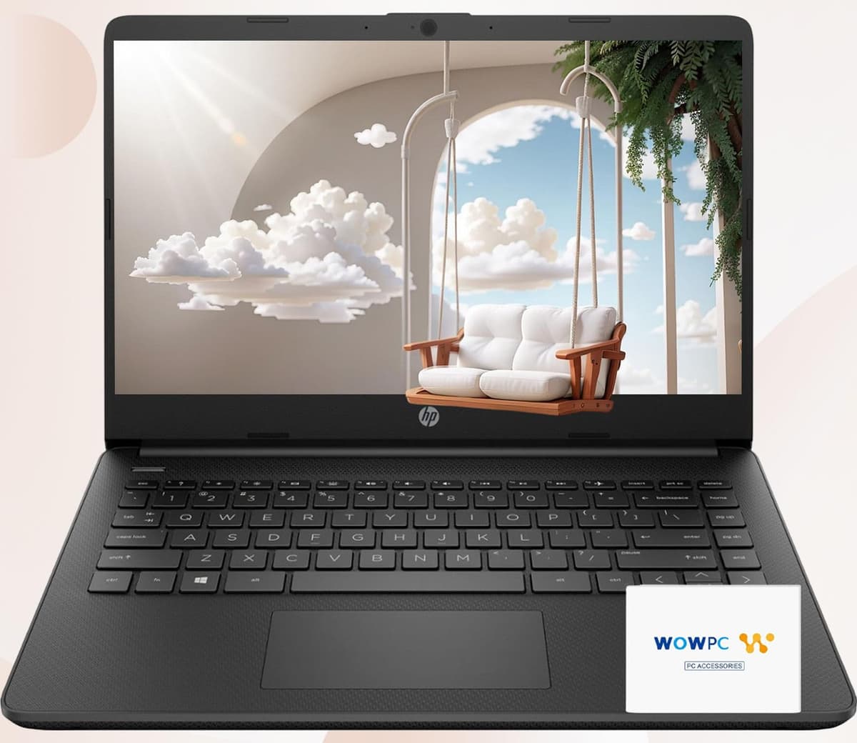 HP 14 Ultrabook • Edición Limitada Vuelta a Clases con Microsoft 365 • CPU Intel de 4 núcleos • 32 GB RAM • 1.6 TB de almacenamiento (128 GB a bordo con unidad portátil de 512 GB + 1 TB en OneDrive) • Negro • Windows 11