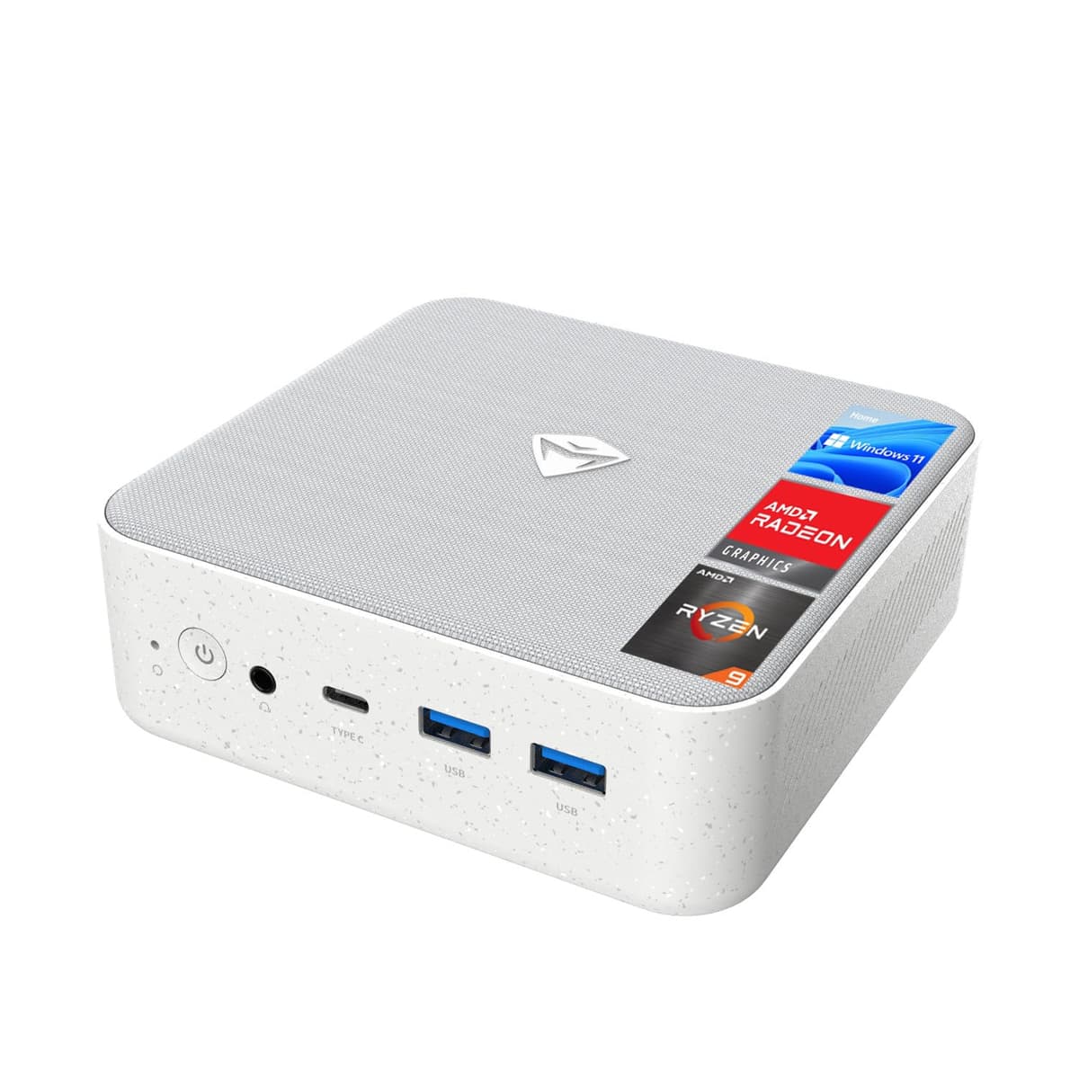 Machenike Machcreator Mini2 7940H - Mini Desktop con Ryzen 9 7940H, 32GB DDR5, 1TB SSD, Wi-Fi 6 (Blanco)