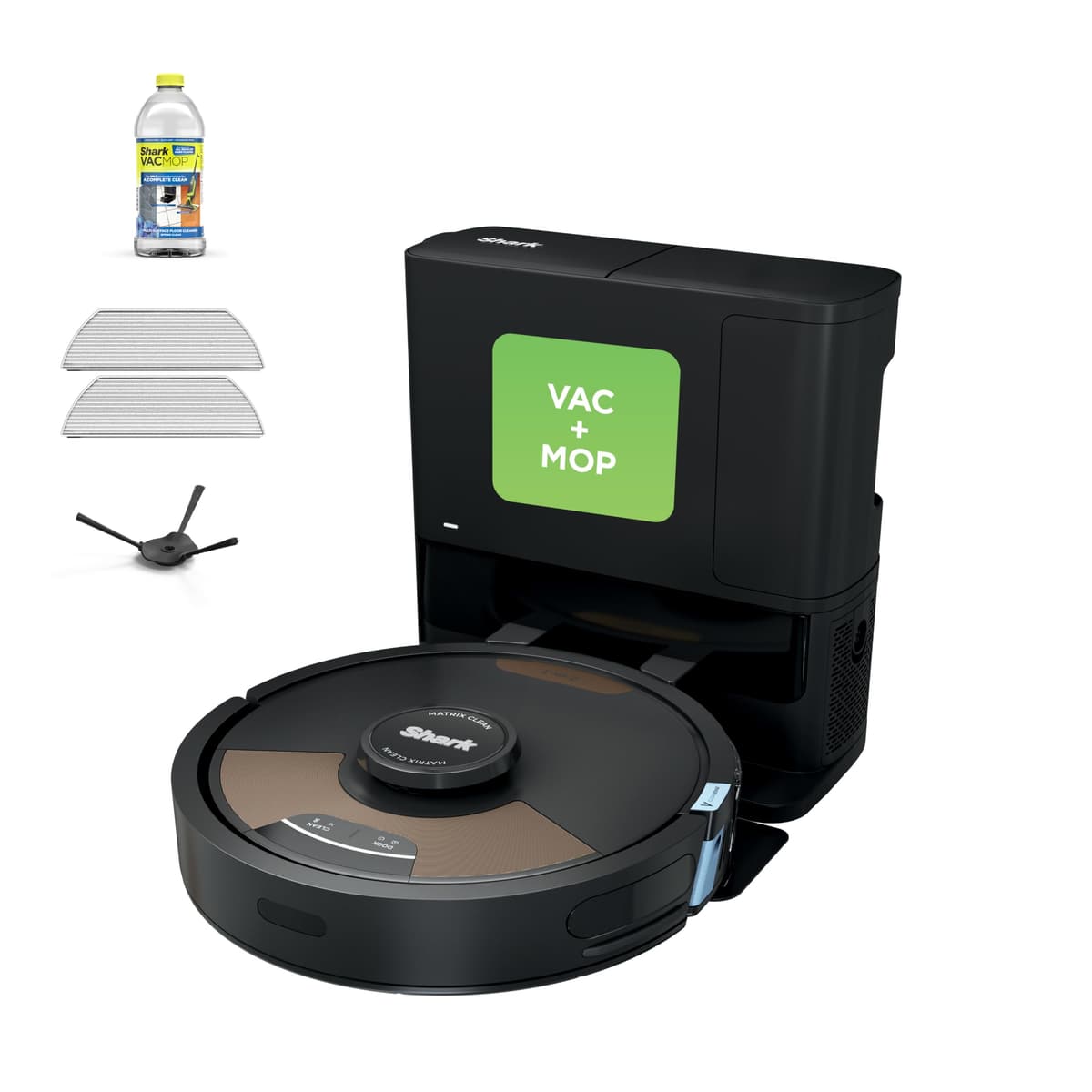 Shark Matrix Plus Robot 2en1: aspiradora y mopa sónico con base autovaciable AV2620WA