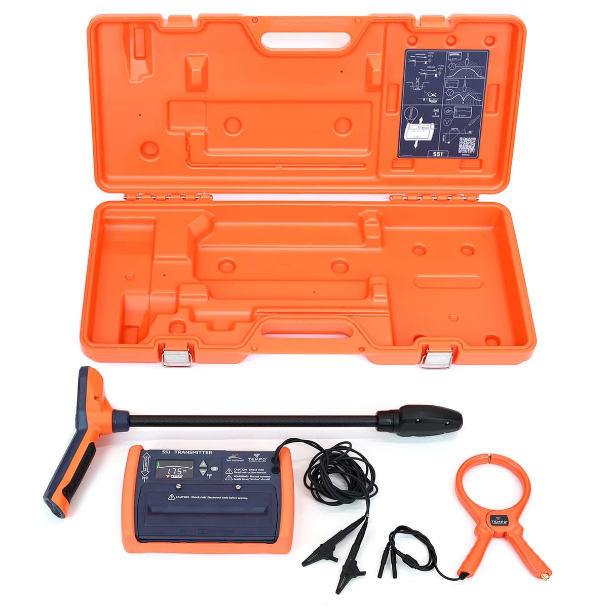 TEMPO 551 Localizador subterráneo avanzado IP54 Dual-Frecuencia