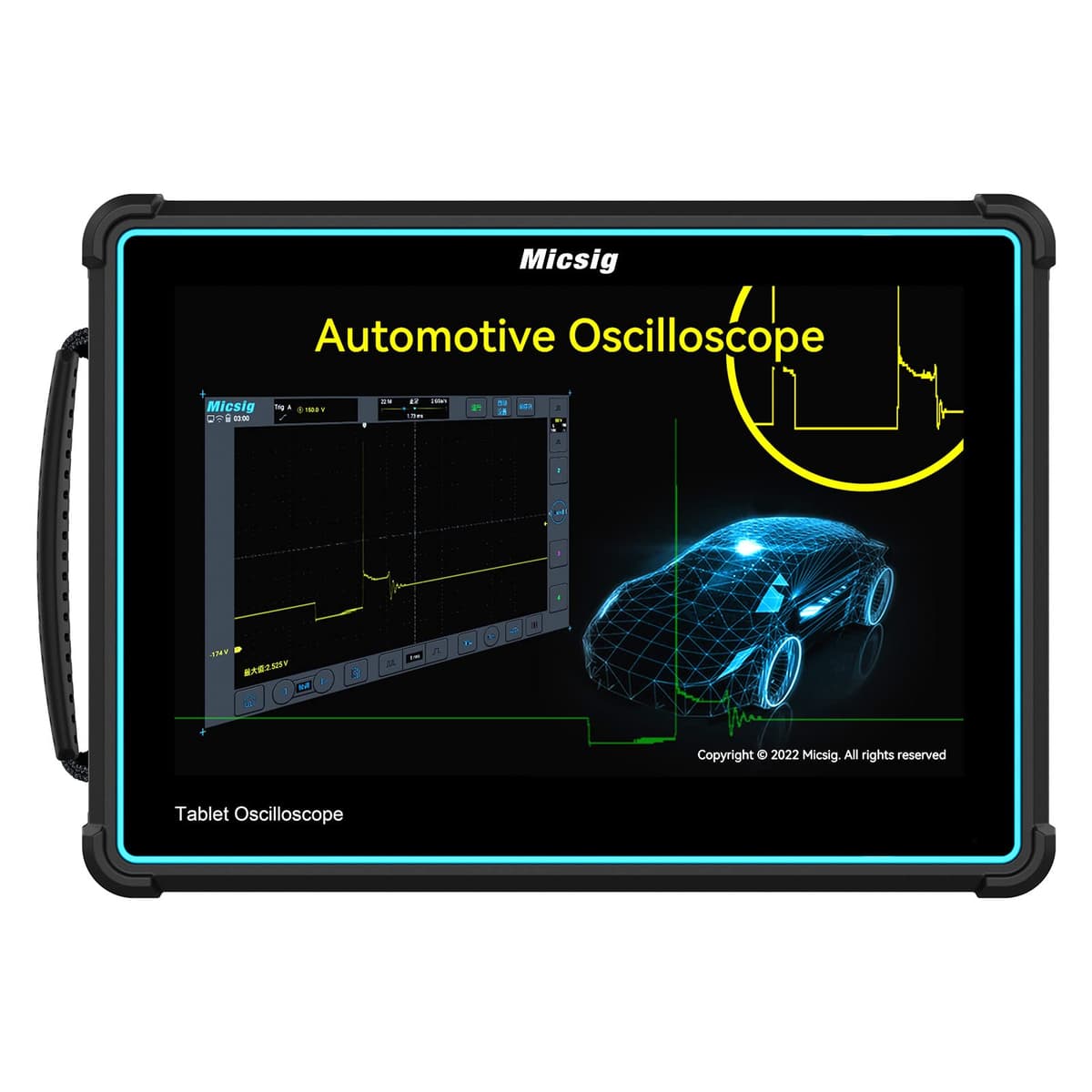 SainSmart Osciloscopio automotriz digital Micsig ATO1004A 4 canales 10.1" táctil 100MHz