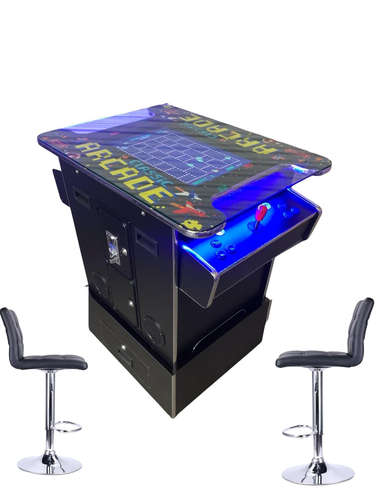 TOP US VIDEO ARCADES - Máquina Arcade Combo Cocktail 412 juegos, 22" R-412BK