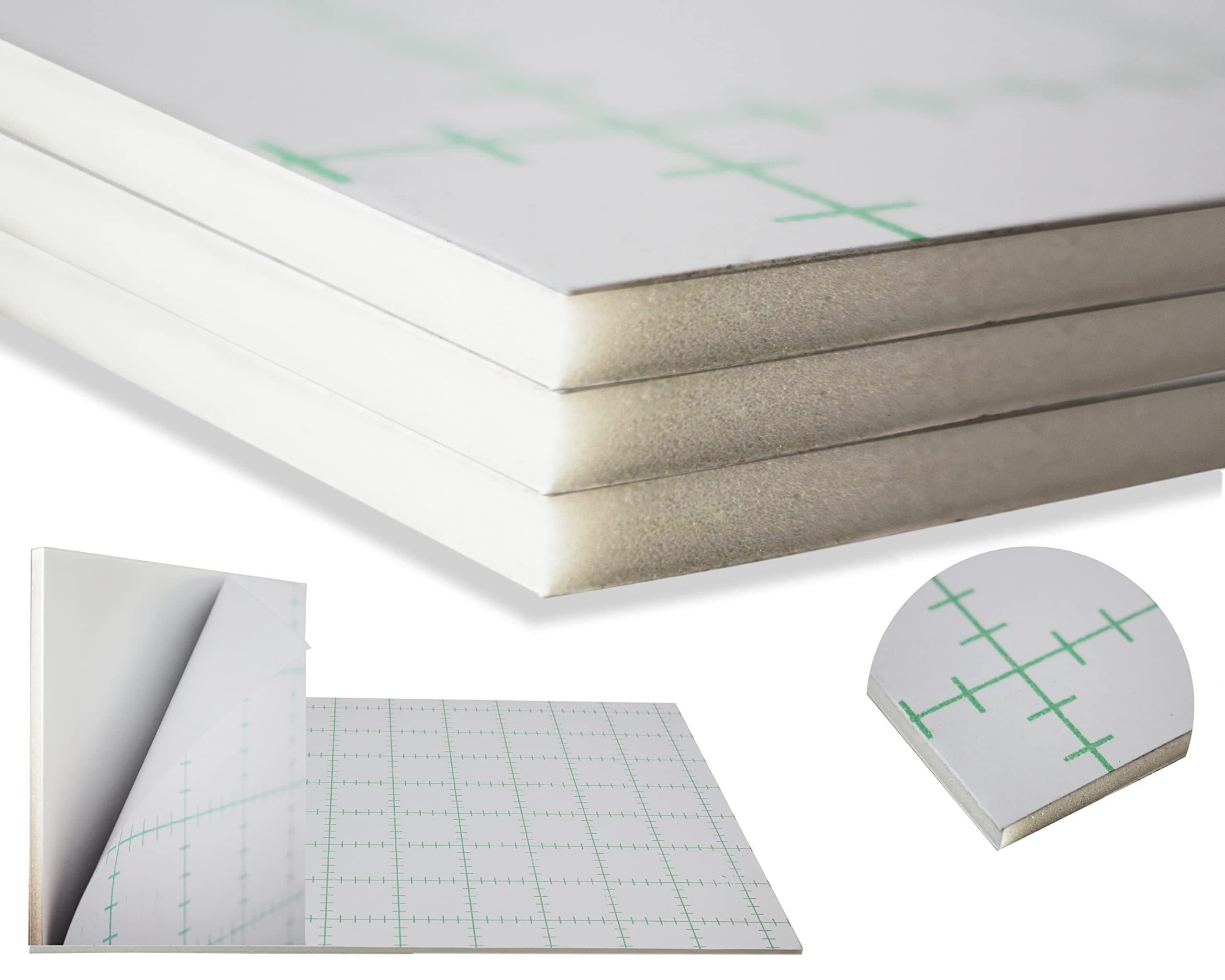 WHOLESALE ARTS AND FRAMES Self Adhesive Foam Board 24x48 25PK - Foamcore autoadhesivo 3/16" 3/16AWFB