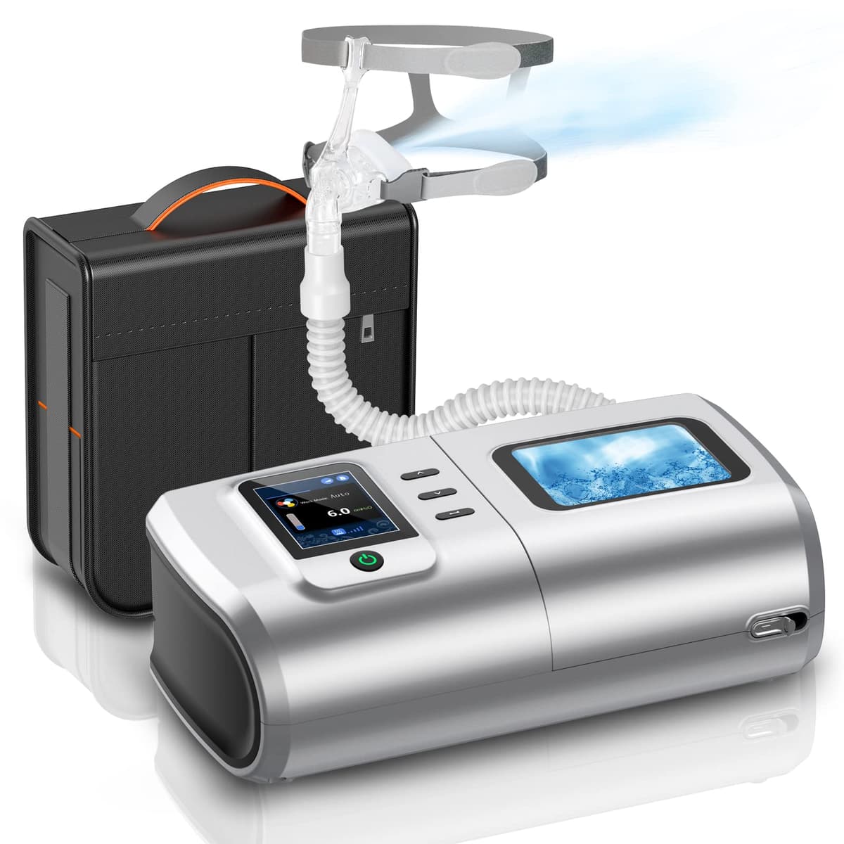 XNPINDA REMSTAR Plus CPAP System - Auto CPAP Portátil con Humidificador para Apnea del Sueño fg4fj