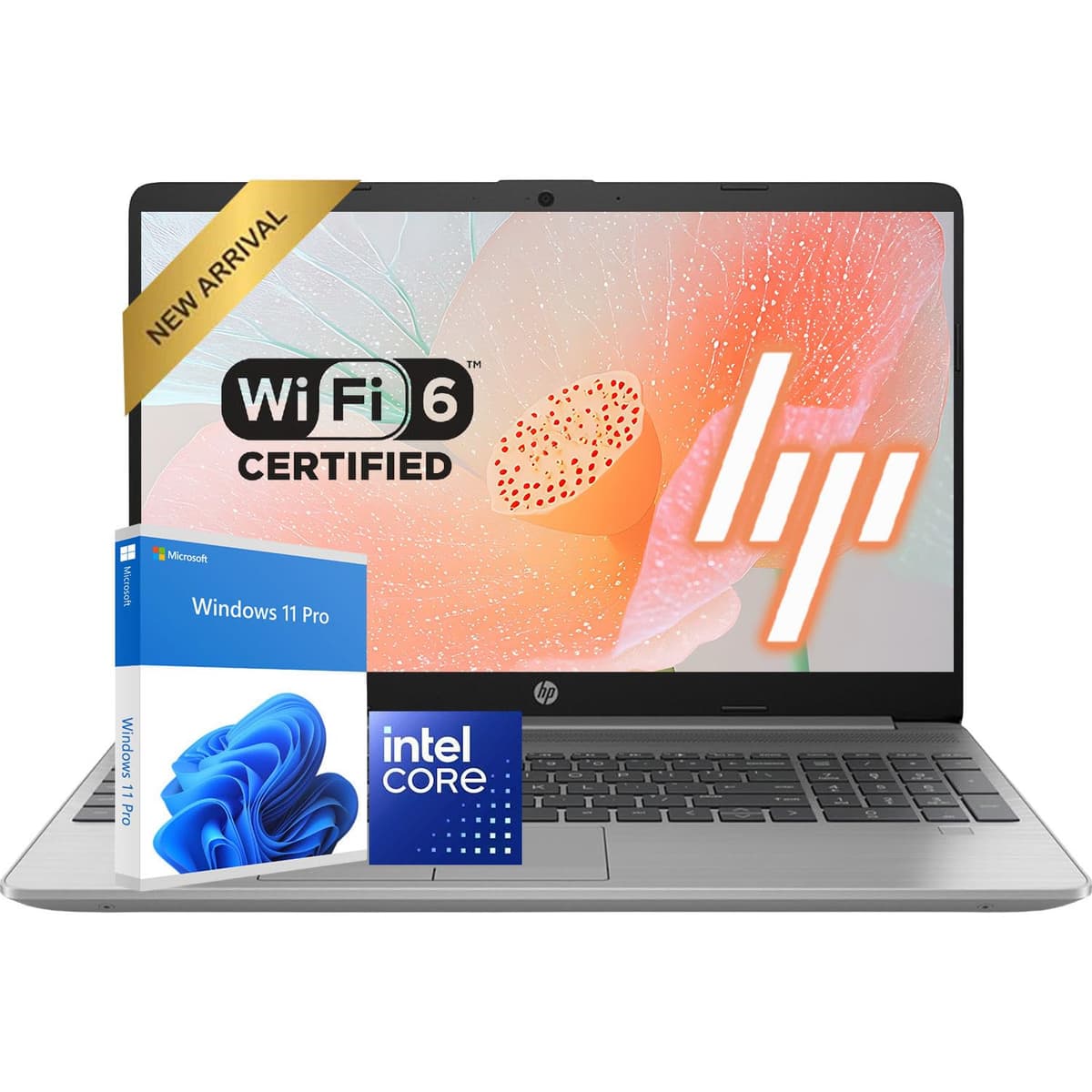 HP Nueva Laptop de 15.6" FHD | CPU Intel de Alto Rendimiento | 32GB RAM | SSD de 2TB | Wi-Fi 6 y Webcam HD | Larga Duración de Batería | Windows 11 Pro | Notebook Portátil para Estudio, Trabajo y Entretenimiento G9