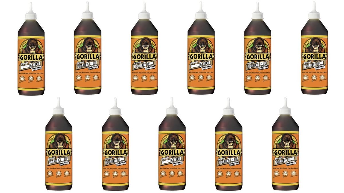 Gorilla Original Waterproof Polyurethane Glue 36 oz Brown (Pack of 11) 5023601-11