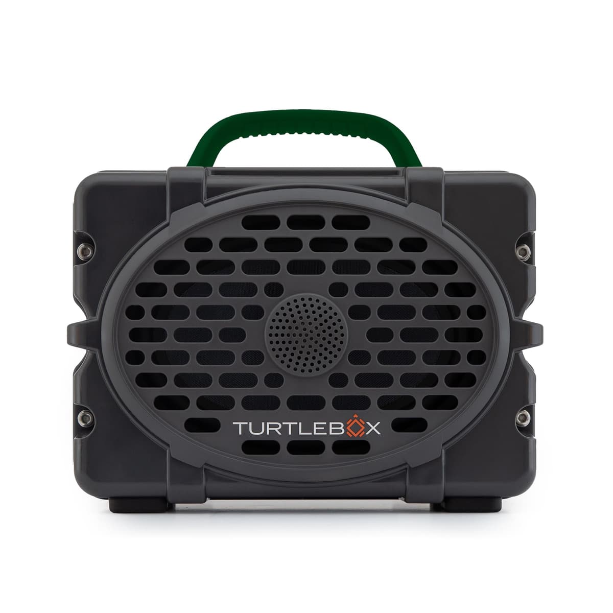 Turtlebox Original Gen 3 Altavoz Bluetooth Portátil Ultra Resistente, 120dB, IP67, Batería 3 Días TB-ORIG-G3-GRAY-DK GRN-DK GRN-1