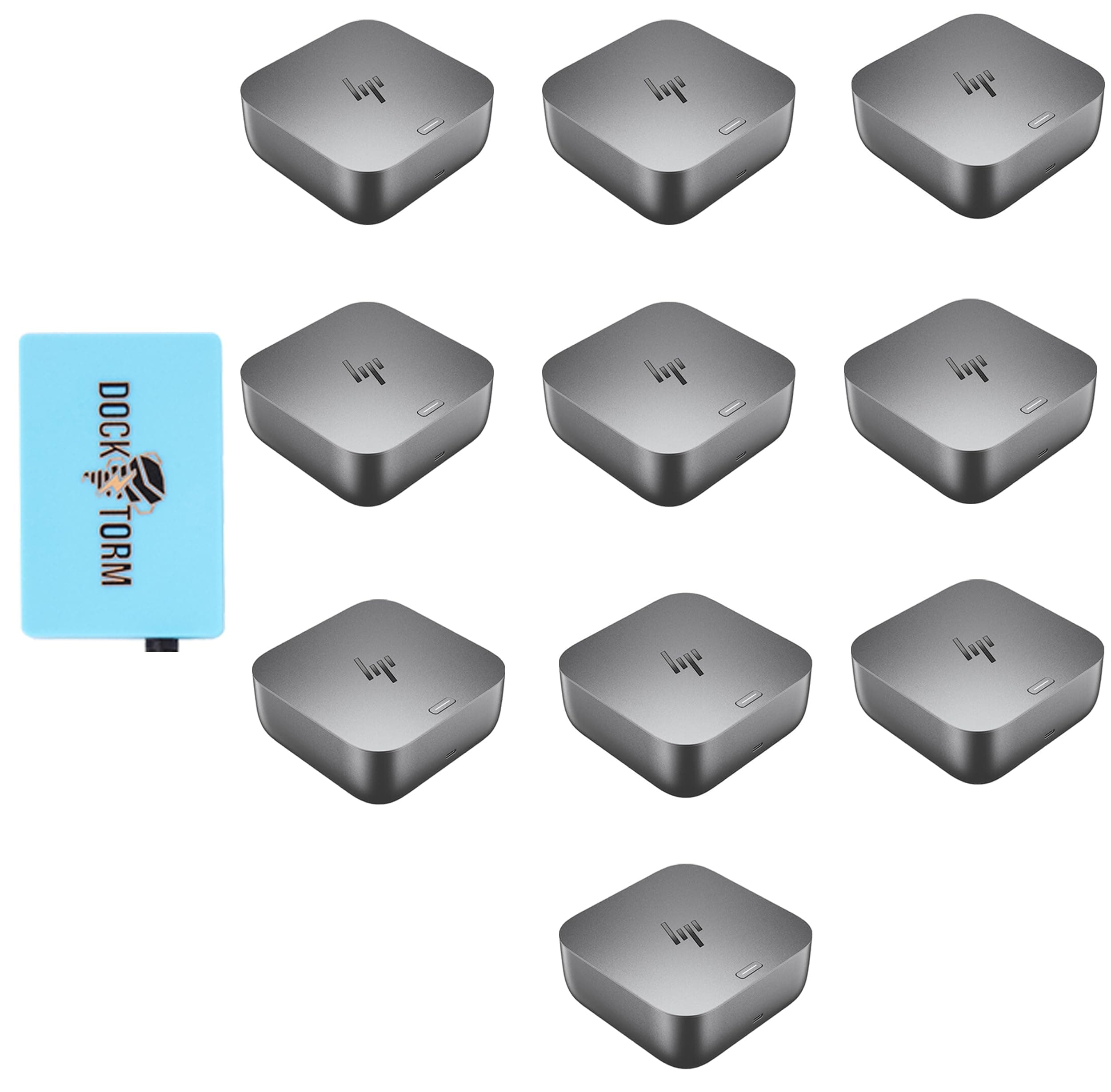 HP 100W G6 Thunderbolt 4 Dock Port Replicator Bundle con DKZ Hub (10-Pack) 9X472UT#ABA