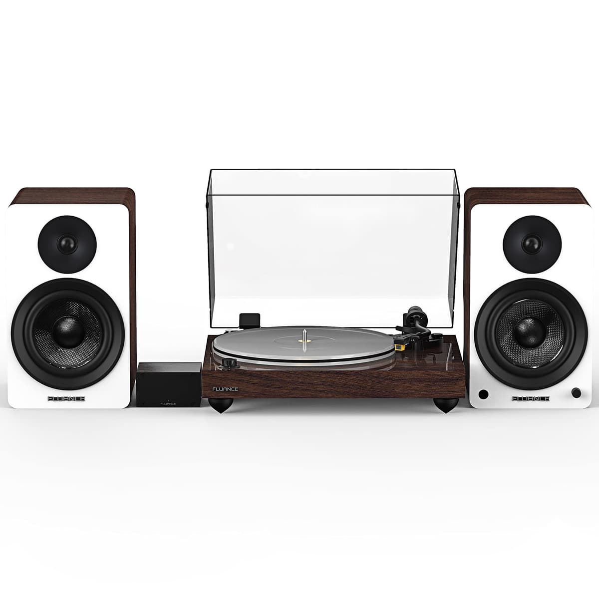 Fluance Reference RT85N (Natural Walnut) - Sistema HiFi con PA10, Ai61, Nagaoka MP-110 y Bluetooth RT85NWPA61WW