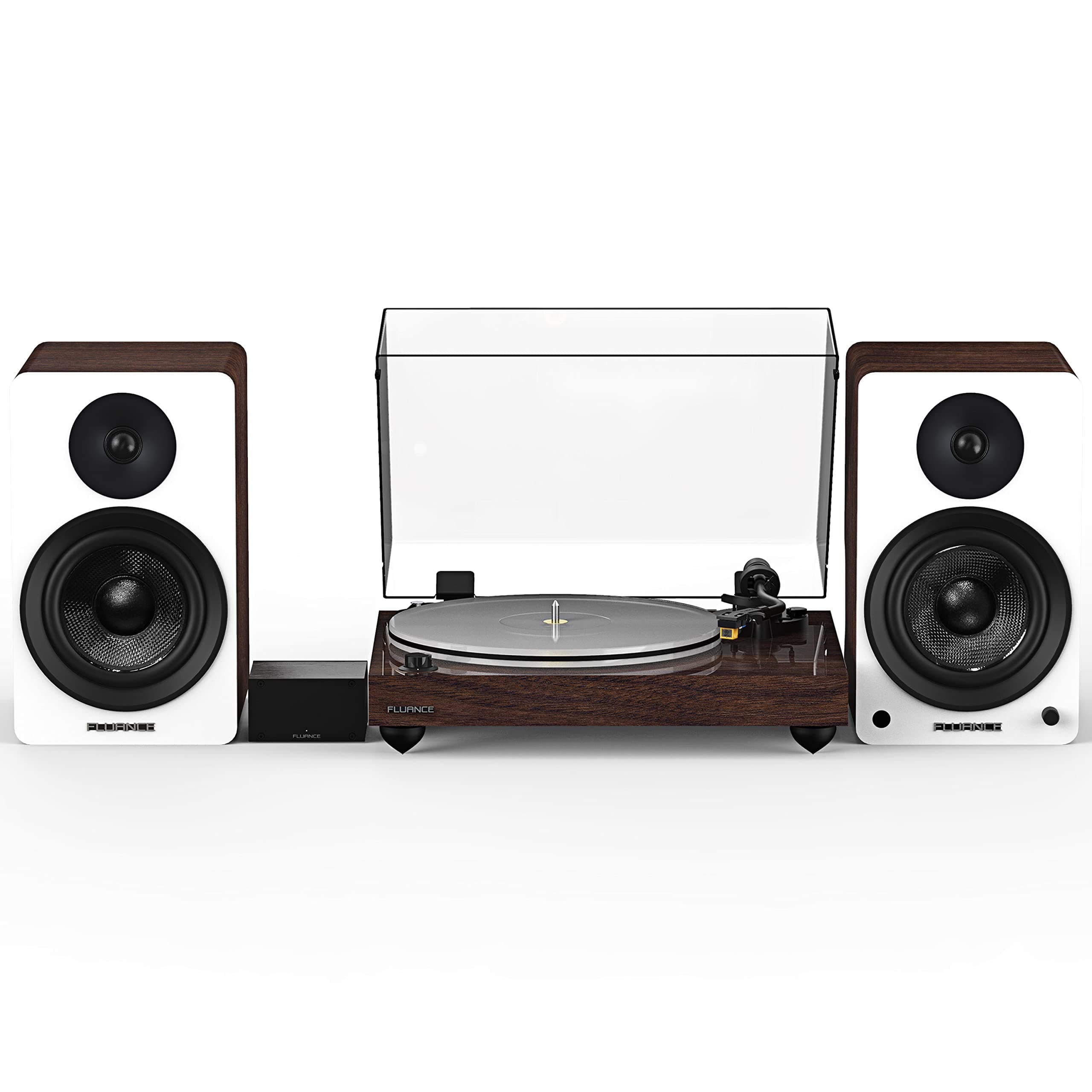 Fluance Reference RT85N (Natural Walnut) - Sistema HiFi con PA10, Ai61, Nagaoka MP-110 y Bluetooth RT85NWPA61WW