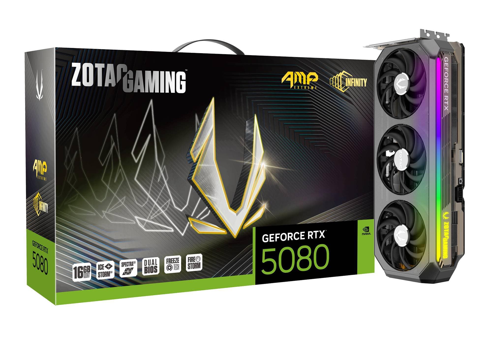 ZOTAC Gaming GeForce RTX 5080 AMP Extreme INFINITY 16GB GDDR7 ZT-B50800B-10P