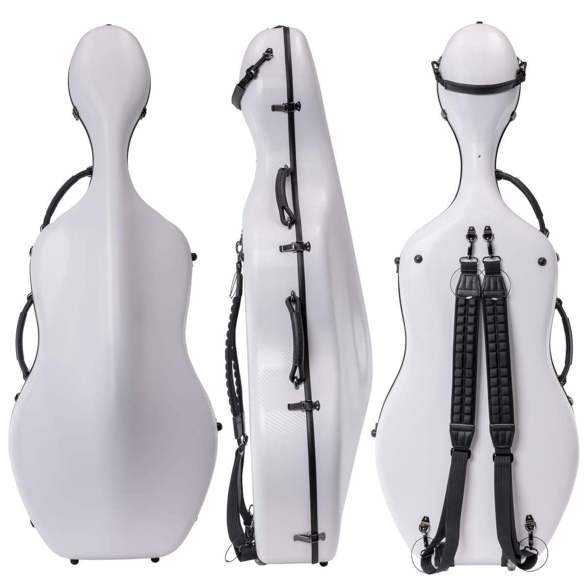 M MI & VI MI&VI CP-7006 Estuche Rígido para Cello 4/4 en Policarbonato - Blanco