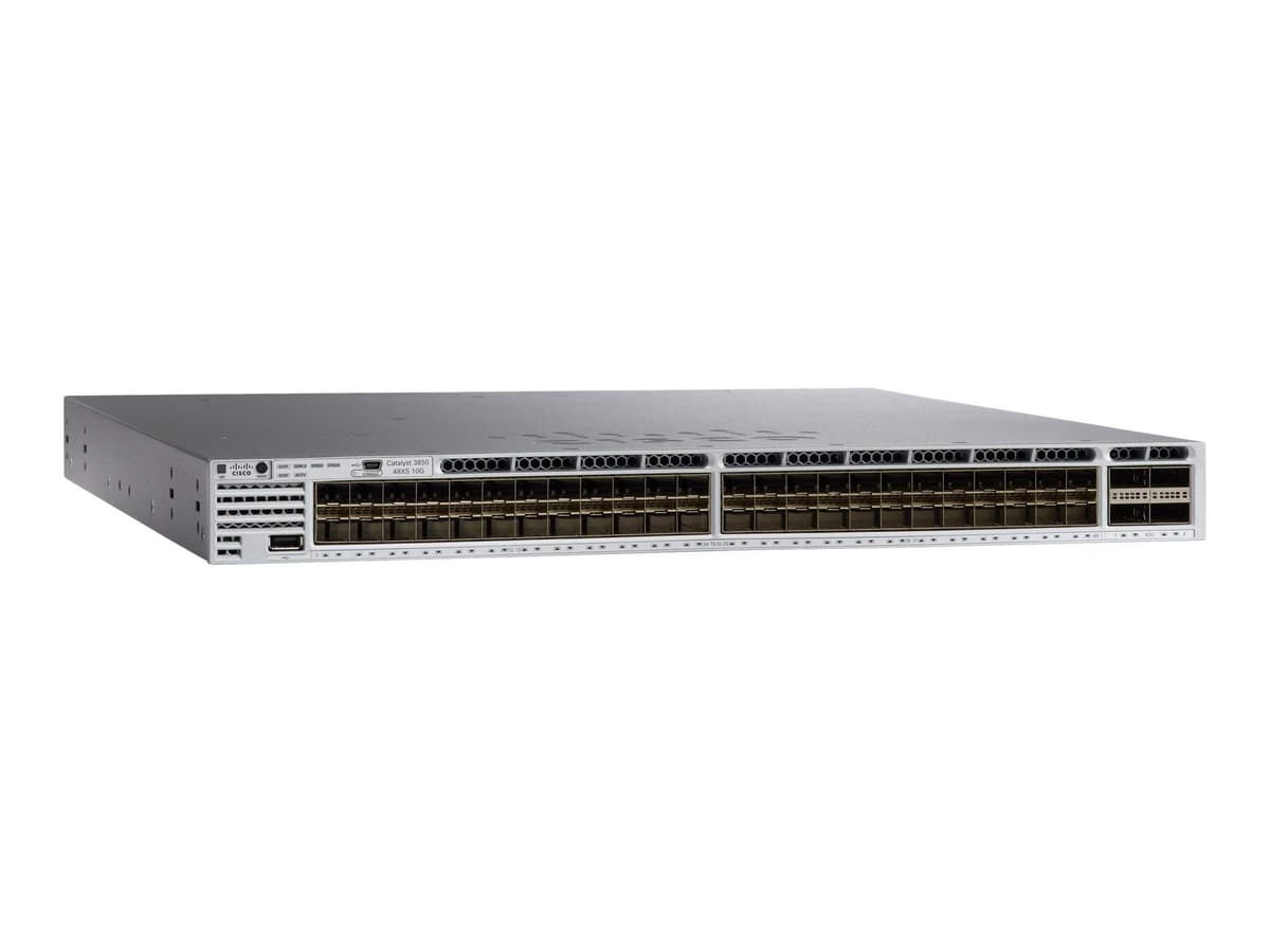 Cisco WS-C3850-48XS-E Catalyst 3850 48-Puertos 10G Fibra Switch (Reacondicionado) WS-C3850-48XS-E-cr