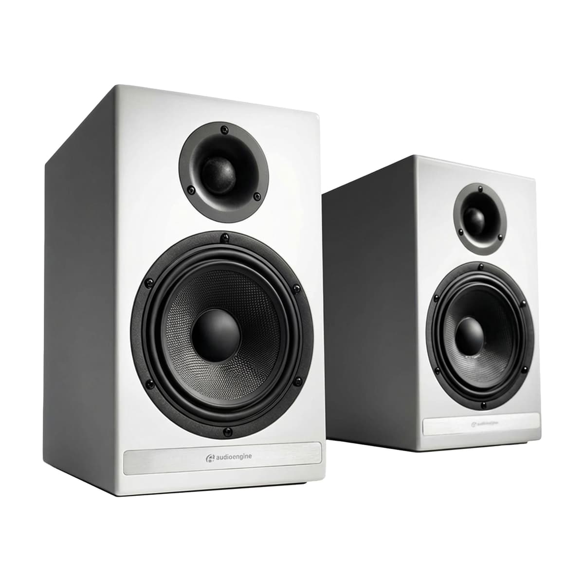 Parlantes Pasivos Audioengine HDP6 para Estantería | Pareja de Parlantes 2 Vías de Alta Potencia para Escritorio | Requiere Receptor AV o Amplificador Integrado (Blanco) HDP6-Wht