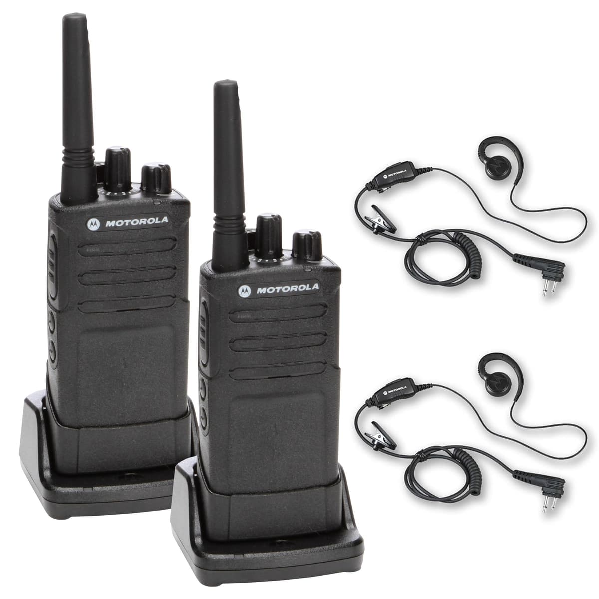 Motorola RMU2080 Radio empresarial bidireccional resistente para uso en sitio (RMU2080) + Motorola HKLN4604 Auricular con PTT (paquete de 2) RMU2080_EDI_5