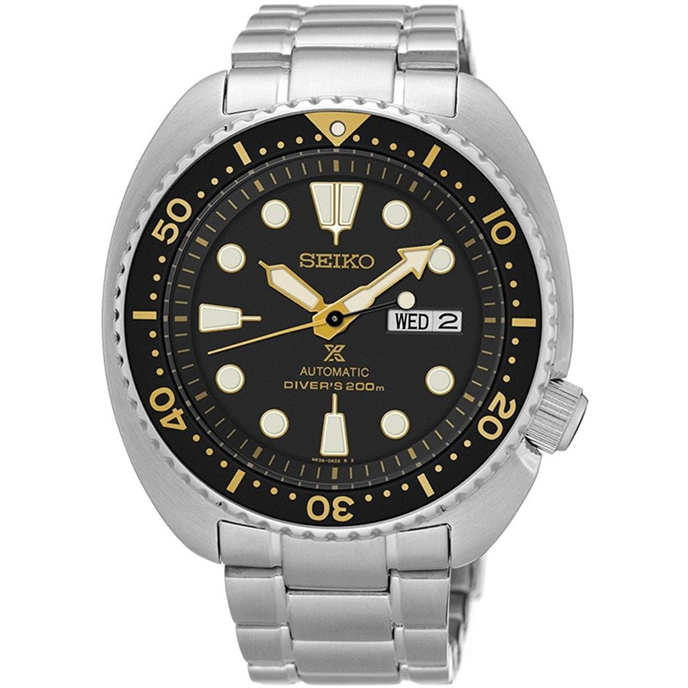 Seiko SRP775 Reloj Automático de Buceo de Acero Inoxidable 45 mm con Día/Fecha