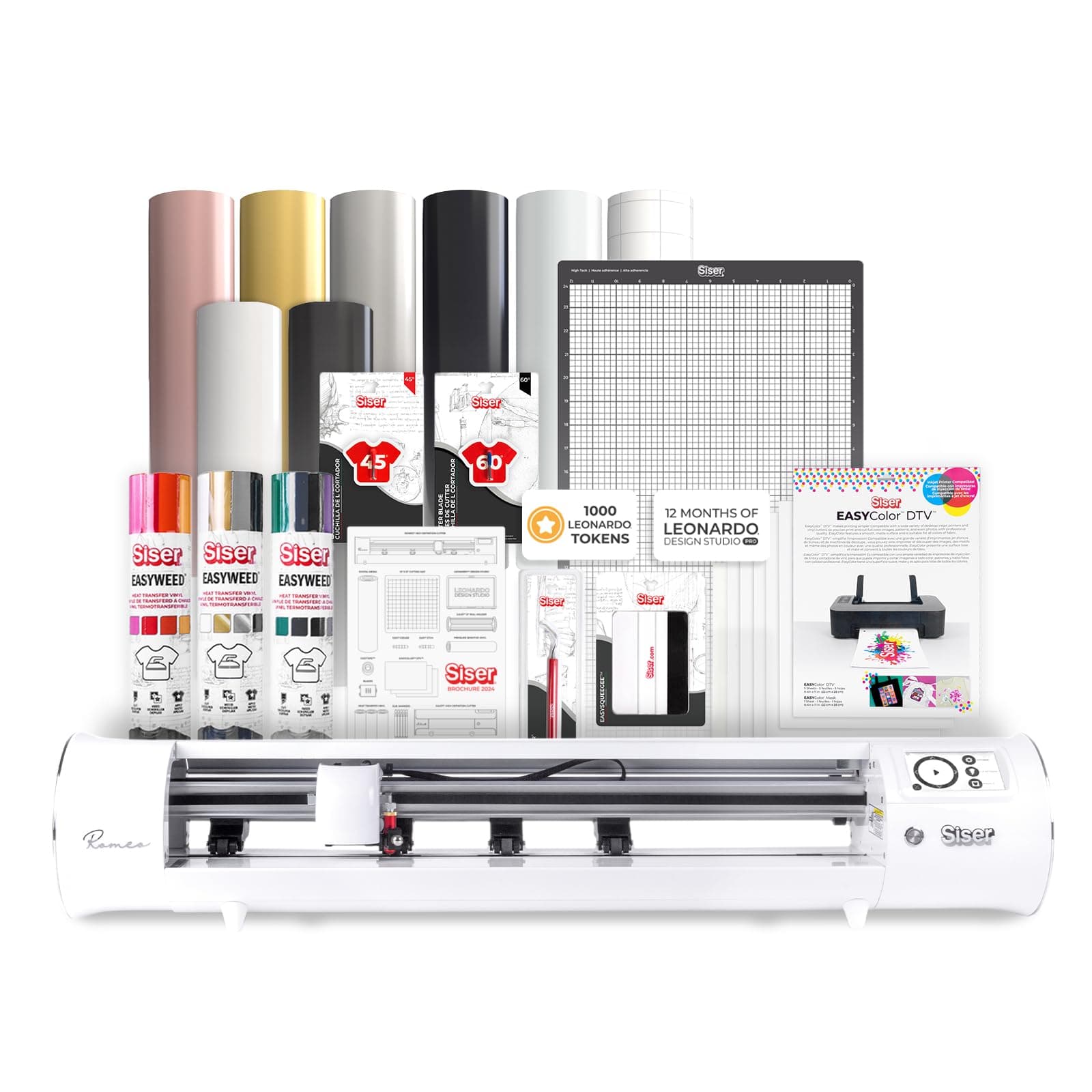 Siser Romeo Pioneer Bundle - Cortadora 24" profesional con Leonardo Design Studio SNAROMXLBUNDL