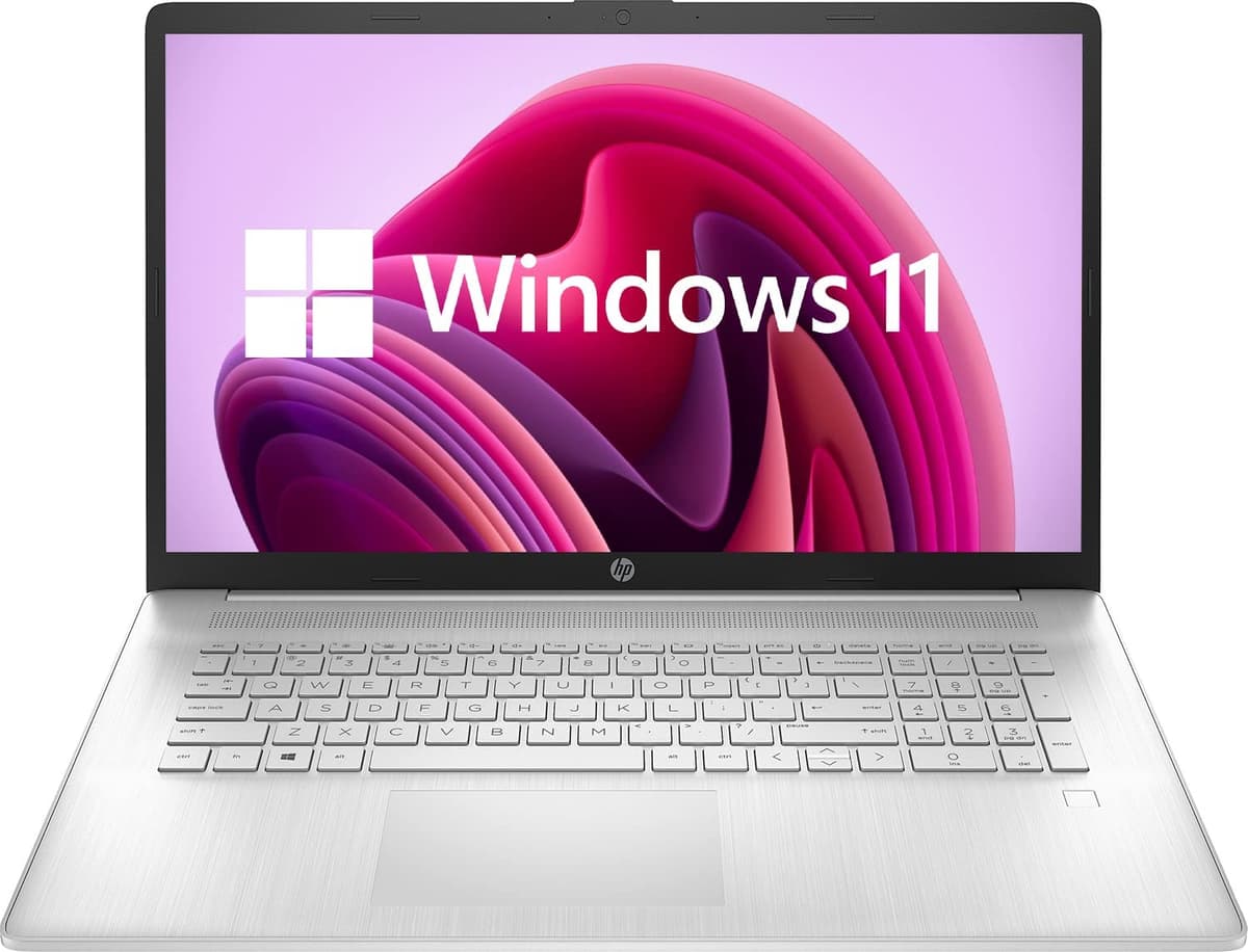 HP Notebook 17.3" Full HD, AMD Ryzen 5 5500U, 32GB RAM, 512GB SSD, Windows 11 Home