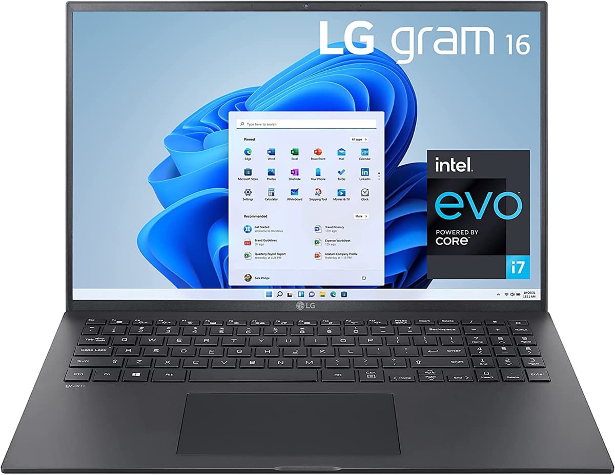 LG gram 16Z90P 16" WQXGA Intel Evo i7-1165G7 16GB 256GB SSD 16Z90P-K.AAB6U1