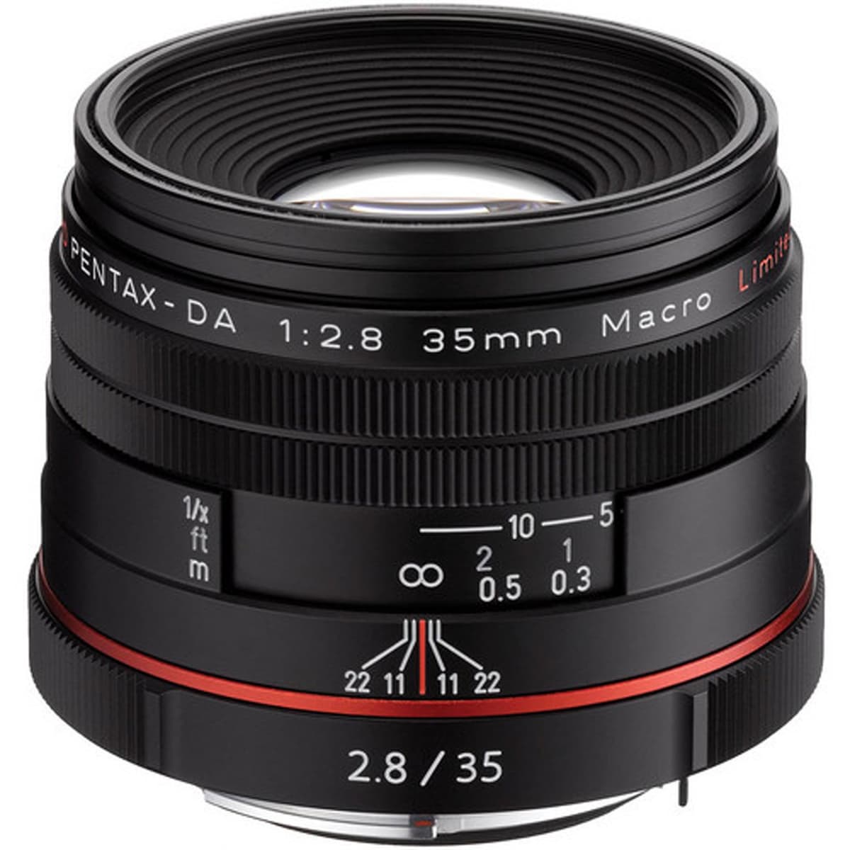 Pentax Montura K Objetivo Fijo HD DA 35 mm f/2.8 Macro 35 mm para Cámaras Pentax KAF (Edición Limitada Negra) 21730