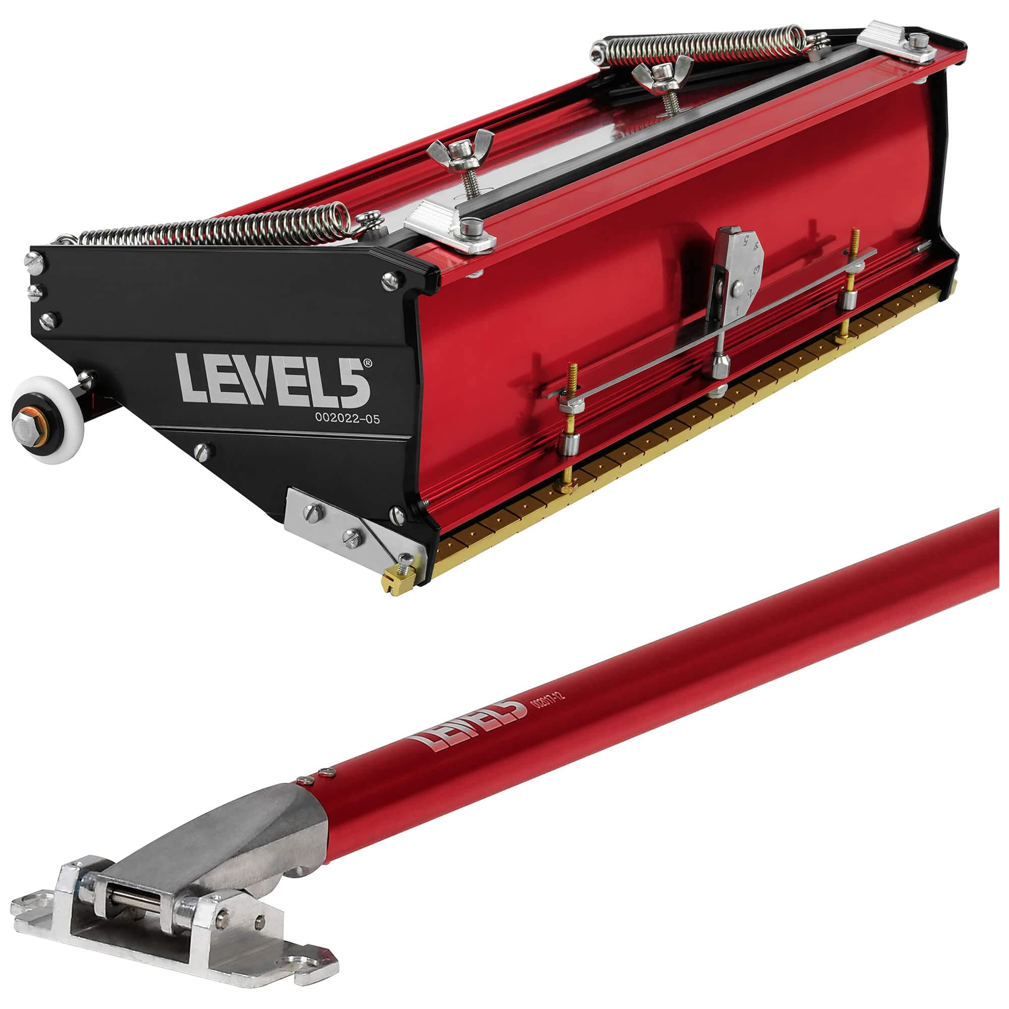LEVEL5 4-574 Flat Finishing Box 12" con Mango Extensible