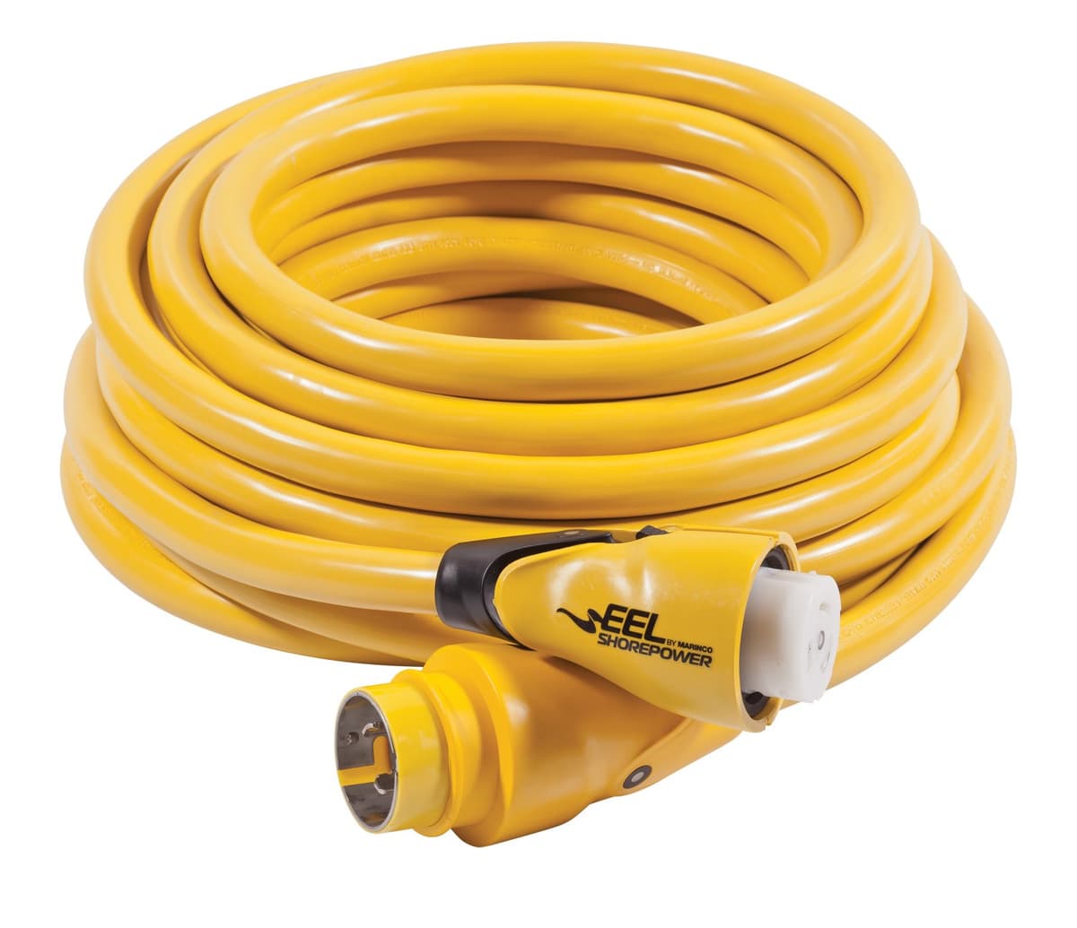 Marinco CS504-25 EEL cordón de alimentación 50A 125/250V de 25' amarillo