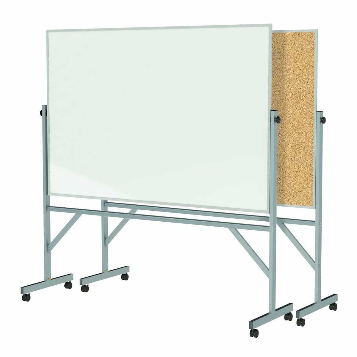 Ghent Pizarra Reversible ARMK46 4' x 6' Marco Aluminio con Accesorios