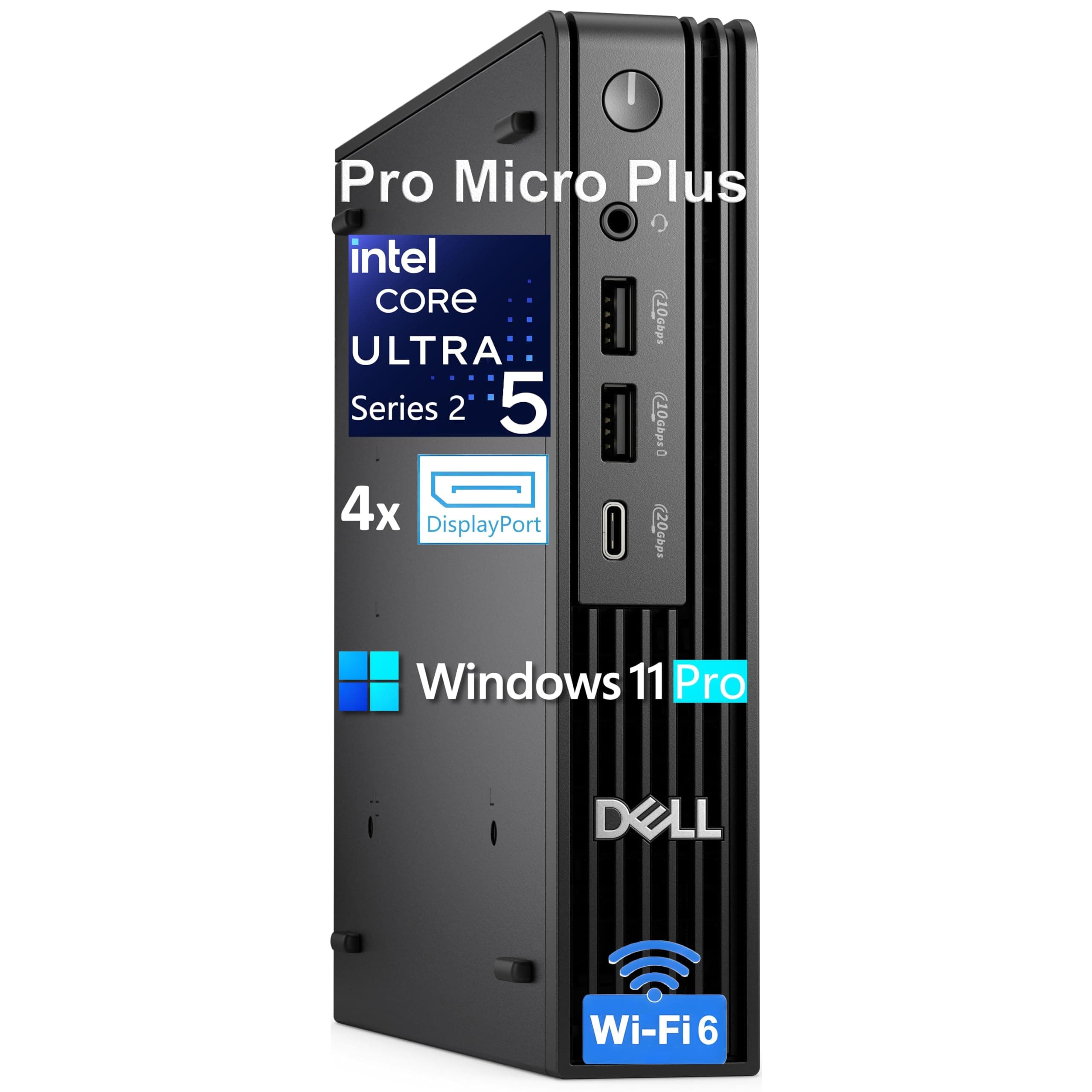 Dell Pro Micro Plus Mini PC Intel Core Ultra 5 235T 64GB DDR5 1TB SSD