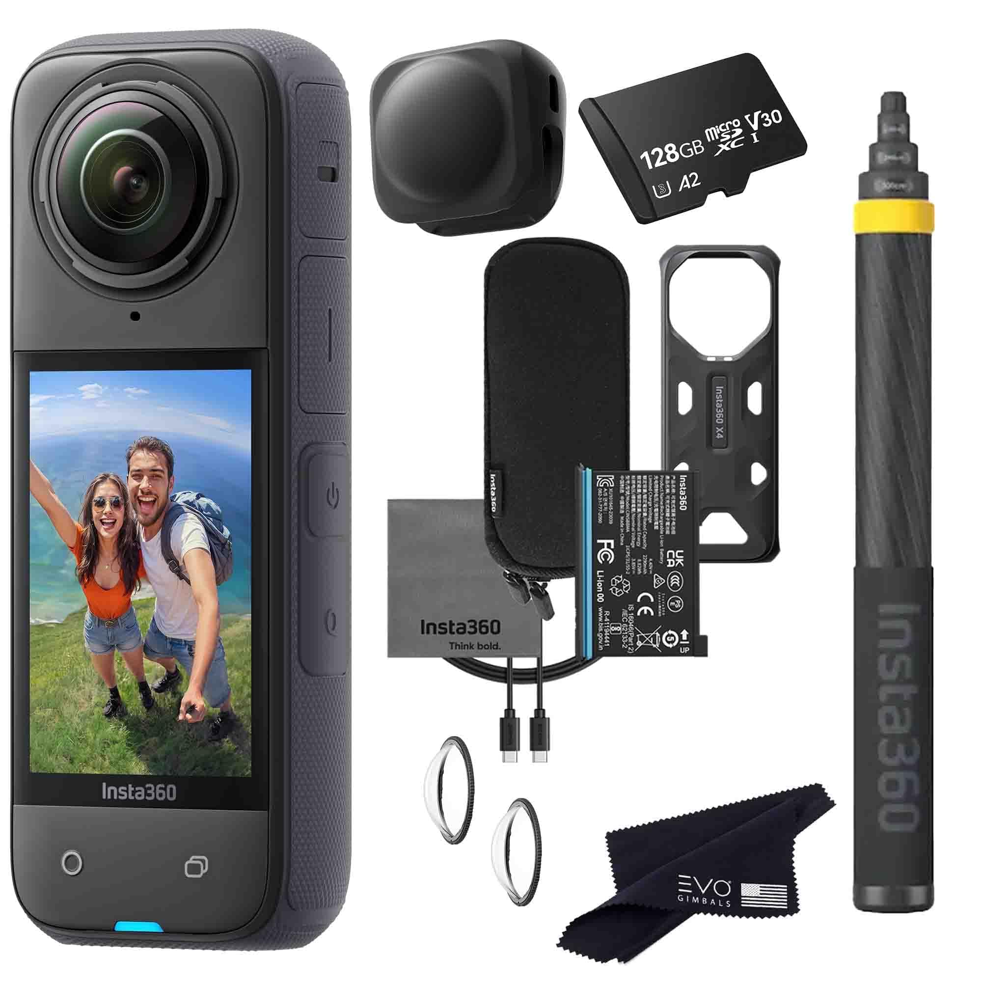 Insta360 X4 Extended Selfie Stick Bundle (3m) - Cámara 360 8K (128GB) X4_Extended SELFIE-STICK_LC_GB
