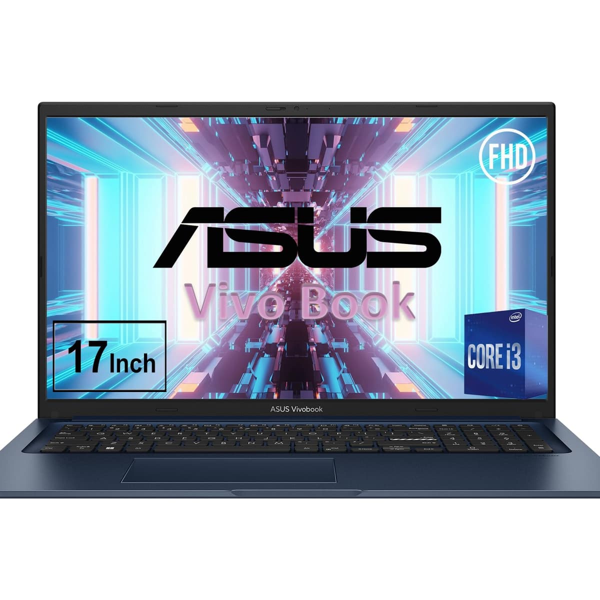 ASUS Vivobook 17.3 pulgadas para negocios | Intel i3 de 6 núcleos, 4.4 GHz | Gráficos Intel UHD | 40 GB RAM DDR4, 1 TB SSD | Pantalla FHD IPS antirreflejo | Wi-Fi 6 | Batería 10 h | Microsoft 365 Web de por vida | Windows 11 1704I3_w1