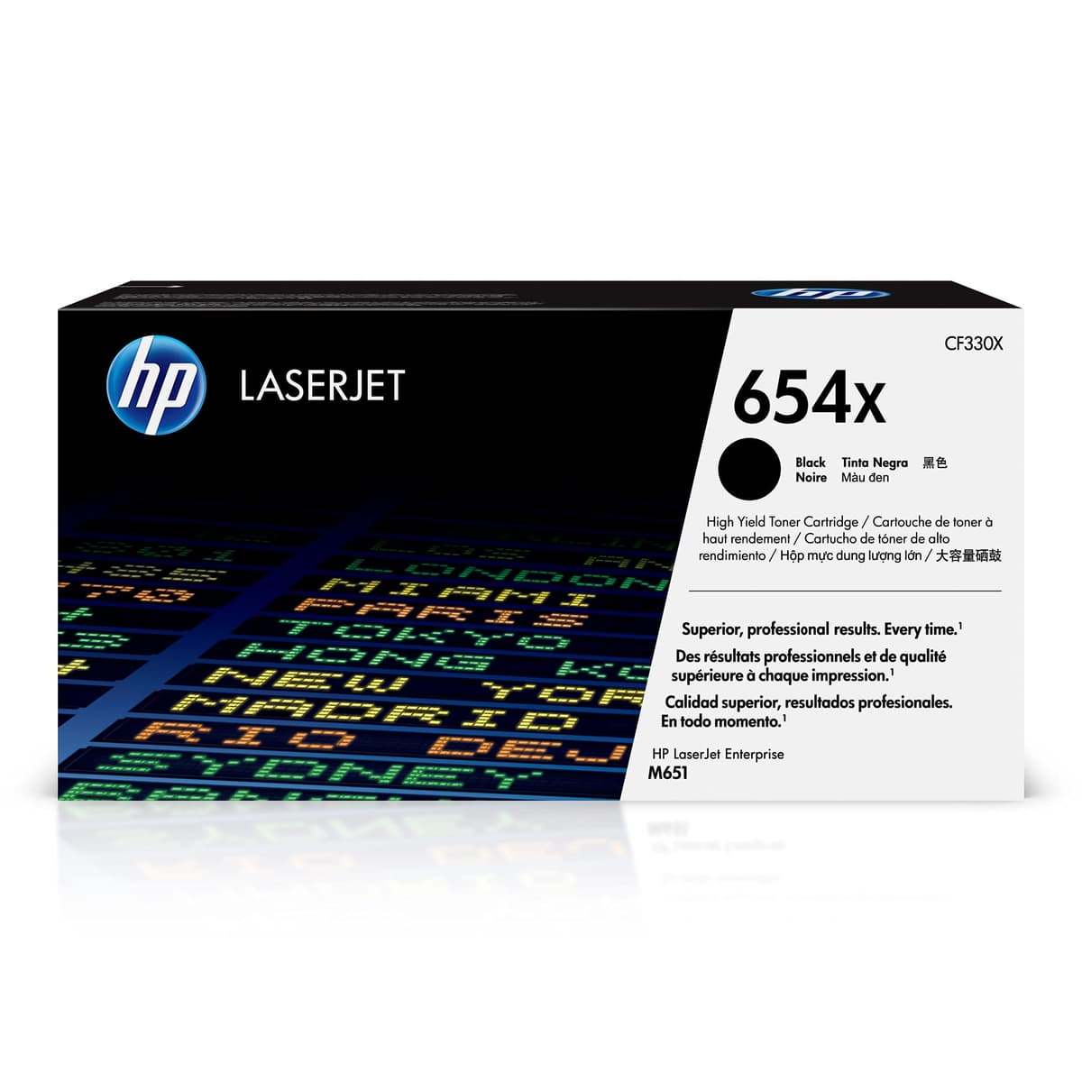 HP 654X Black High-Yield Toner Cartridge | CF330X