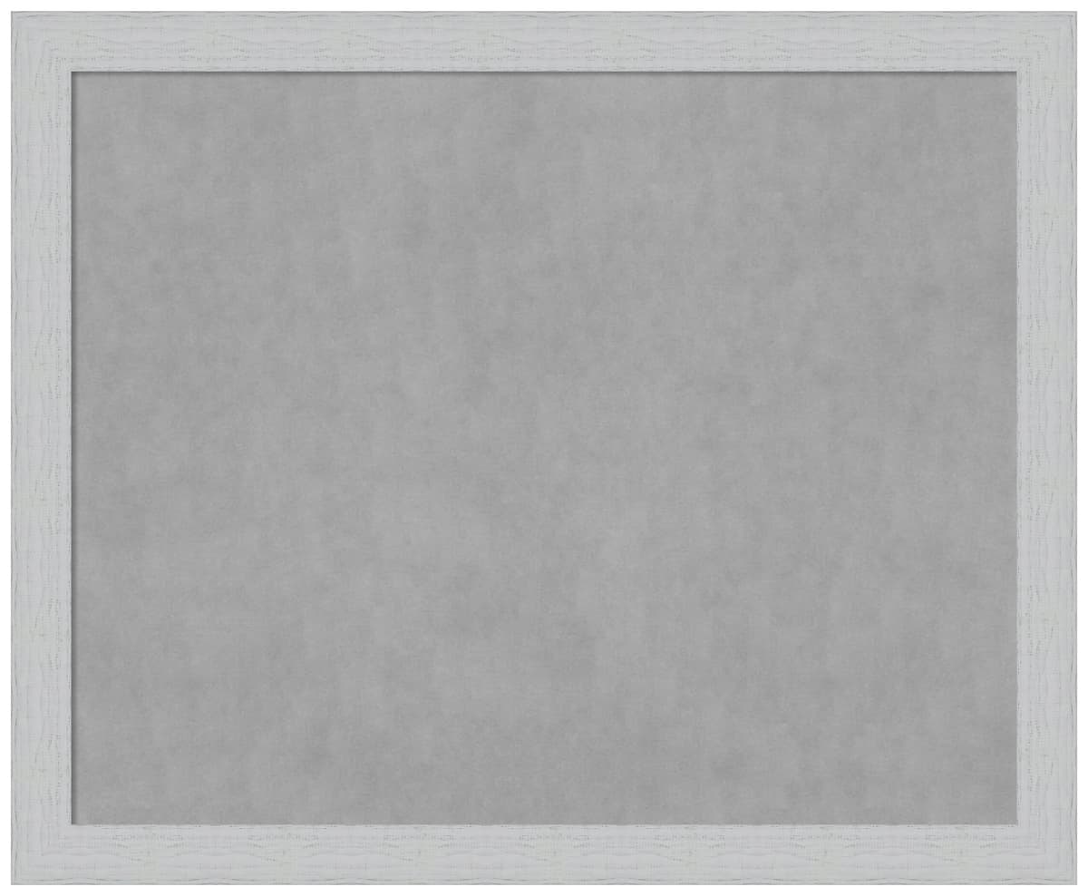Tablero magnético Amanti Art marco Shiplap blanco 44 x 36 28588198581