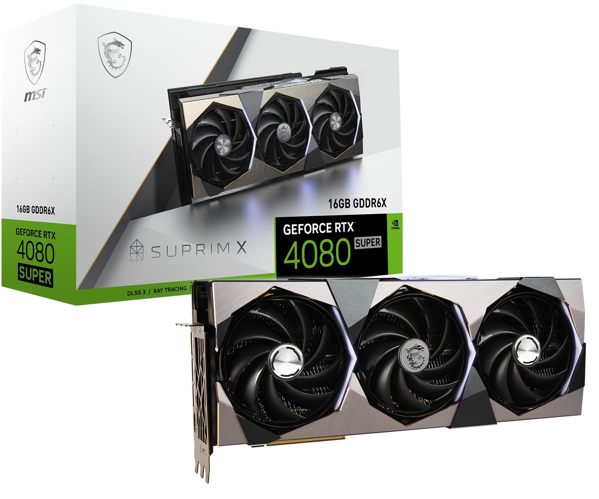 MSI GeForce RTX 4080 SUPER 16G SUPRIM X G4080S16SX