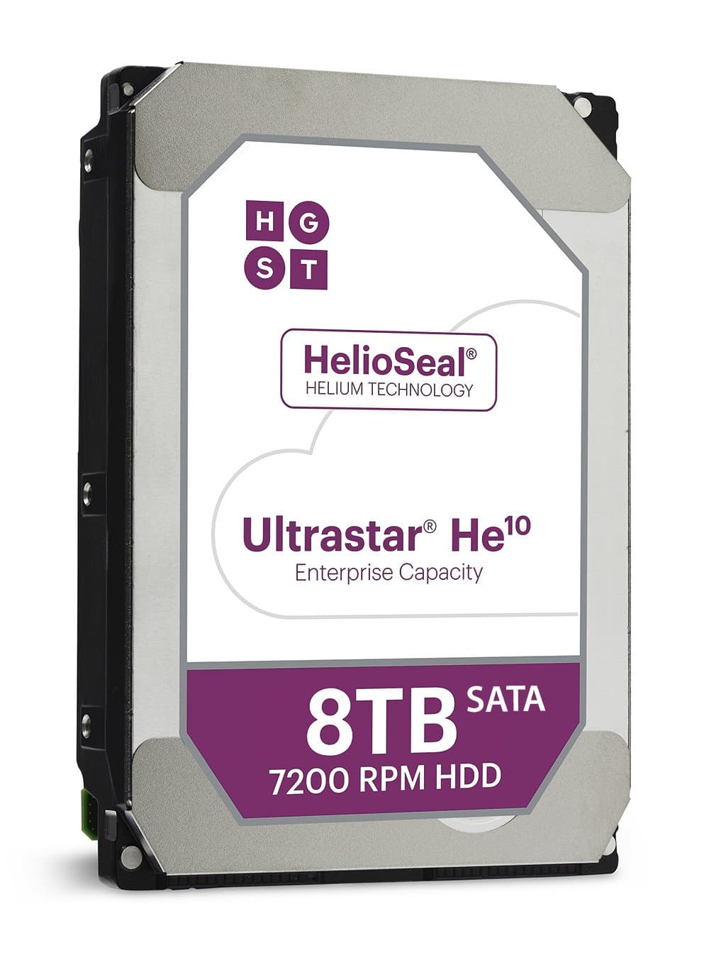 HGST 8TB Unidad HDD Enterprise de 3.5" 7200 RPM SATA 6 Gb/s 256 MB Cache Interna Bare o EOM (HUH721008ALE600) 0F27455