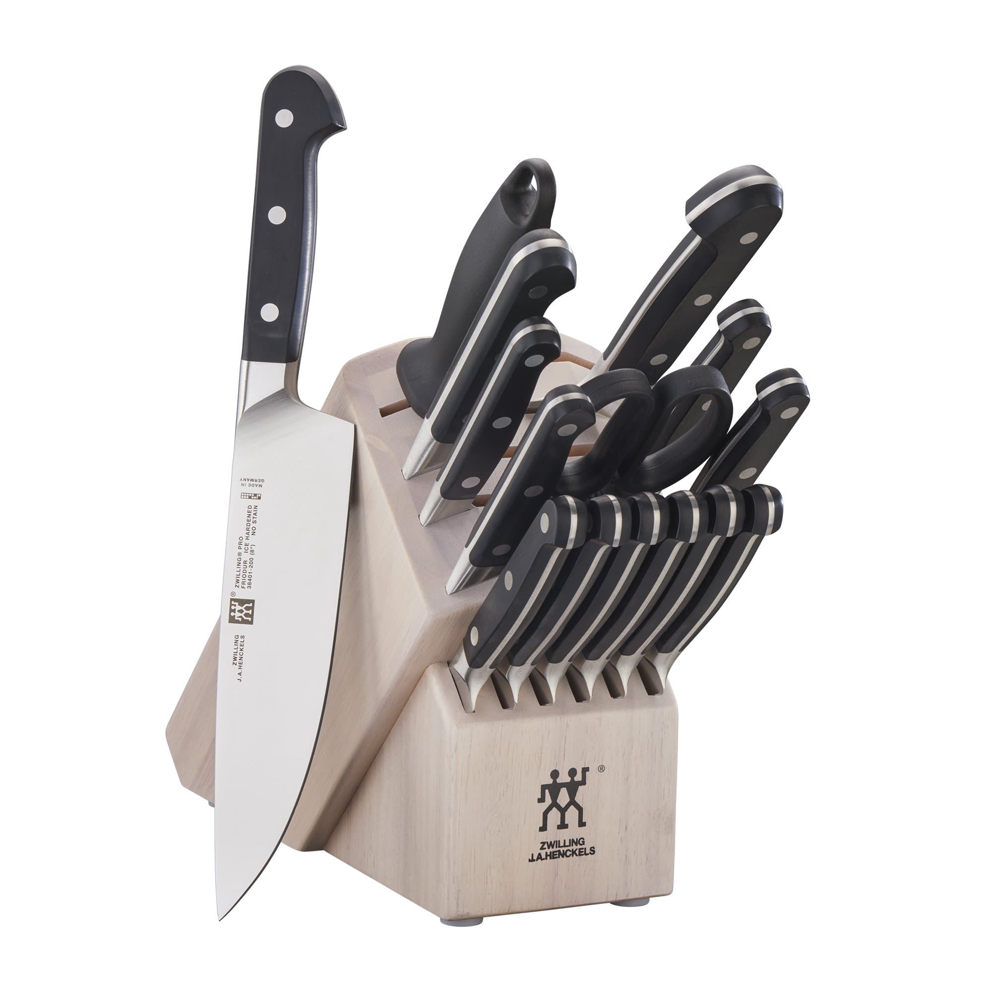 ZWILLING Pro Set de Cuchillos 16 piezas con Bloque - Blanco 38433-816