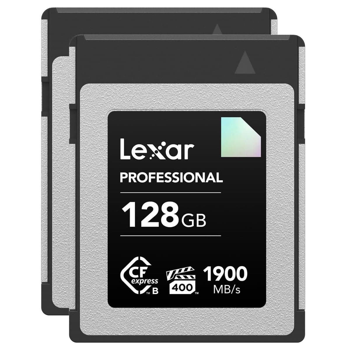 Lexar Diamond Series Profesional Tarjeta de Memoria CFexpress Tipo B 128 GB, Paquete de 2 LCXEXDM128G-R2ENG
