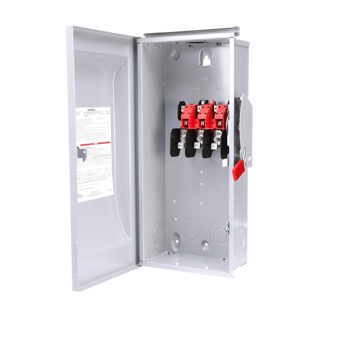 SIEMENS GNF323R 100 Amperios, 3 polos, 240 voltios, 3 conductores, NO fusible, De servicio general, Apto para exterior