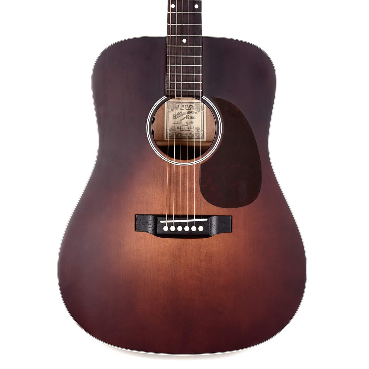 Recording King Series 11 Dreadnought con Fishman Sonitone Pickup RDS-11-FE3-TBR