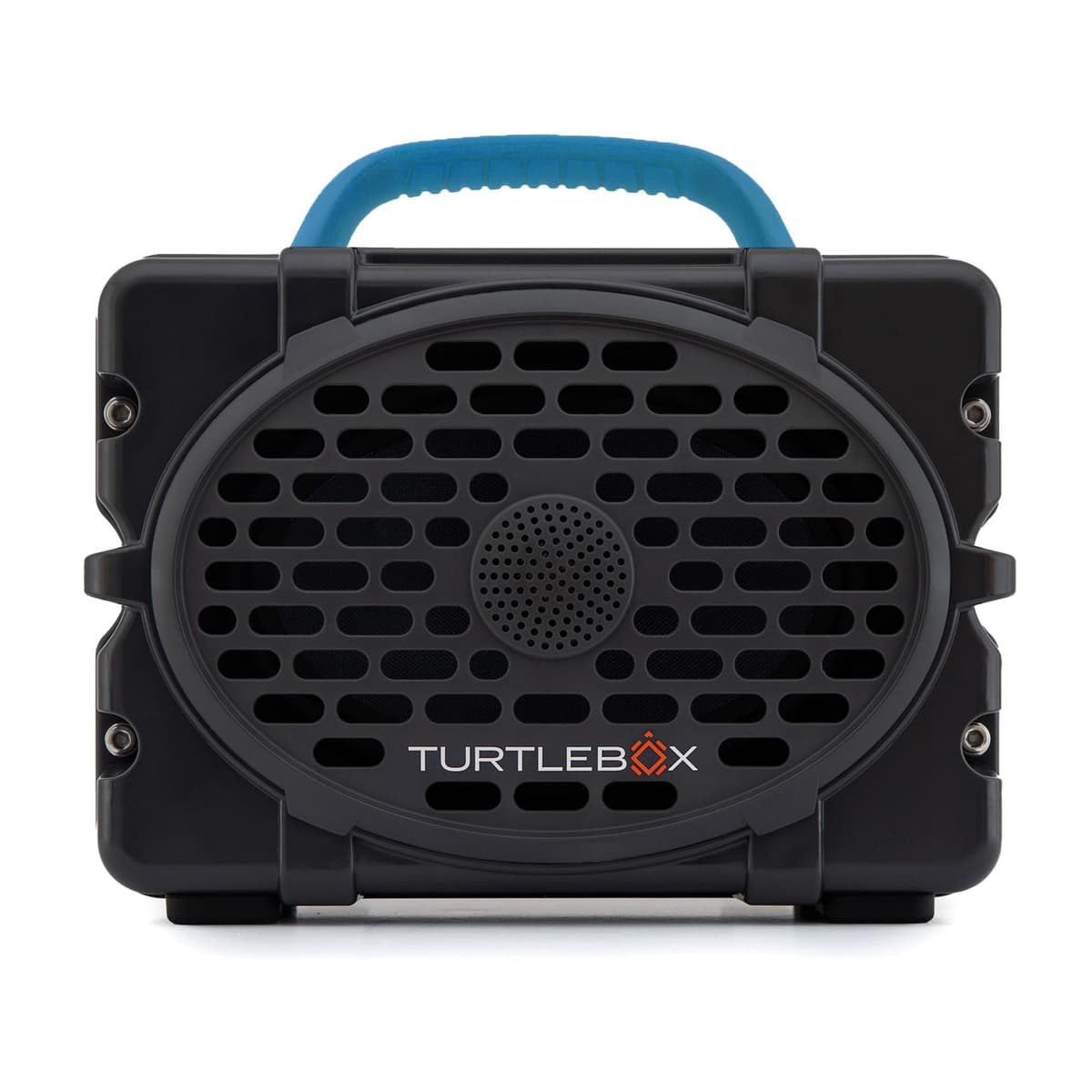 Turtlebox Original Gen 3 Portable Bluetooth Speaker - Ultra-Loud, IP67, Rugged, 3 Días de Batería, Gray/Electric Blue TB-ORIG-G3-GRAY-EL BLUE-EL BLUE-1