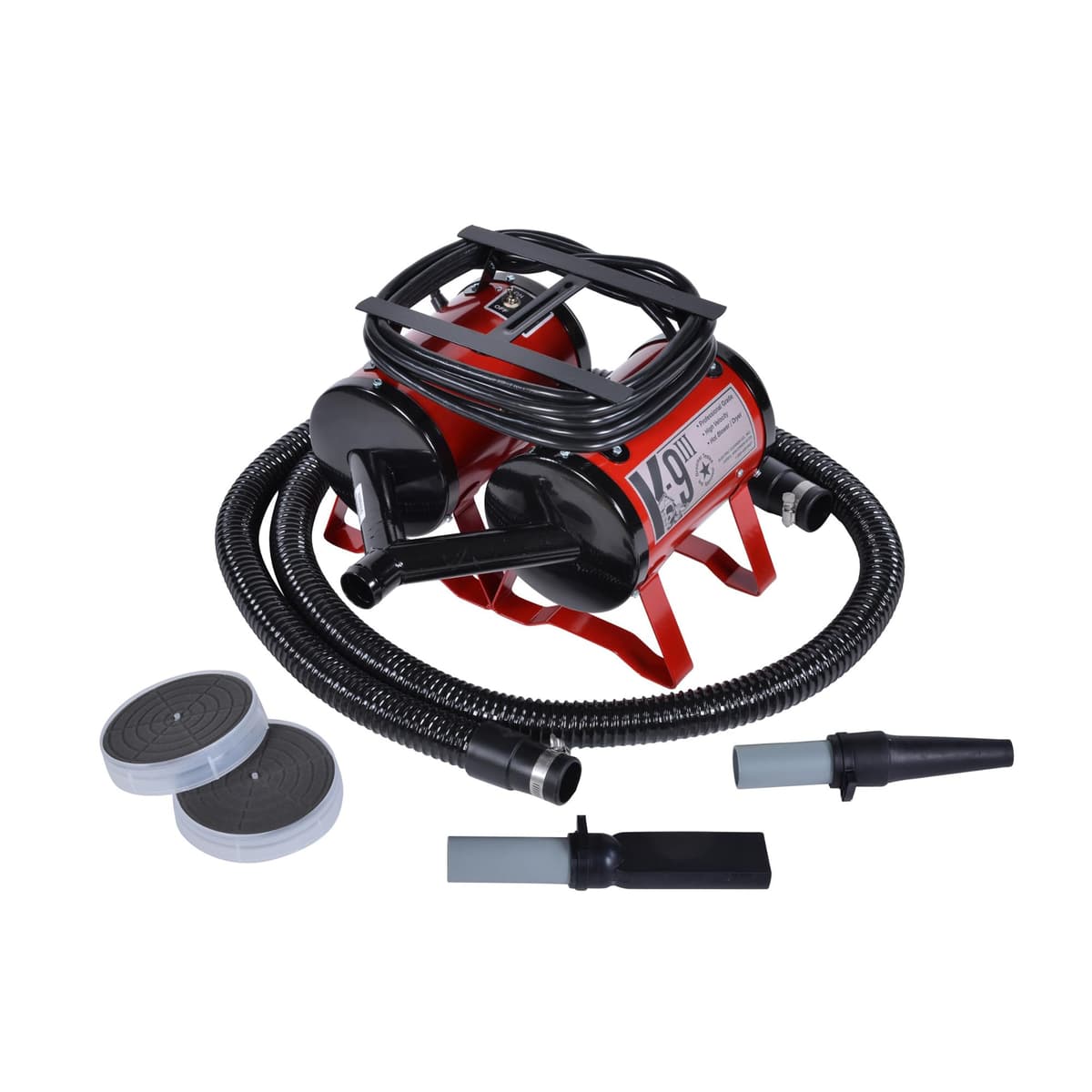 Secador de Perros K9 III de Electric Cleaner Company - Rojo